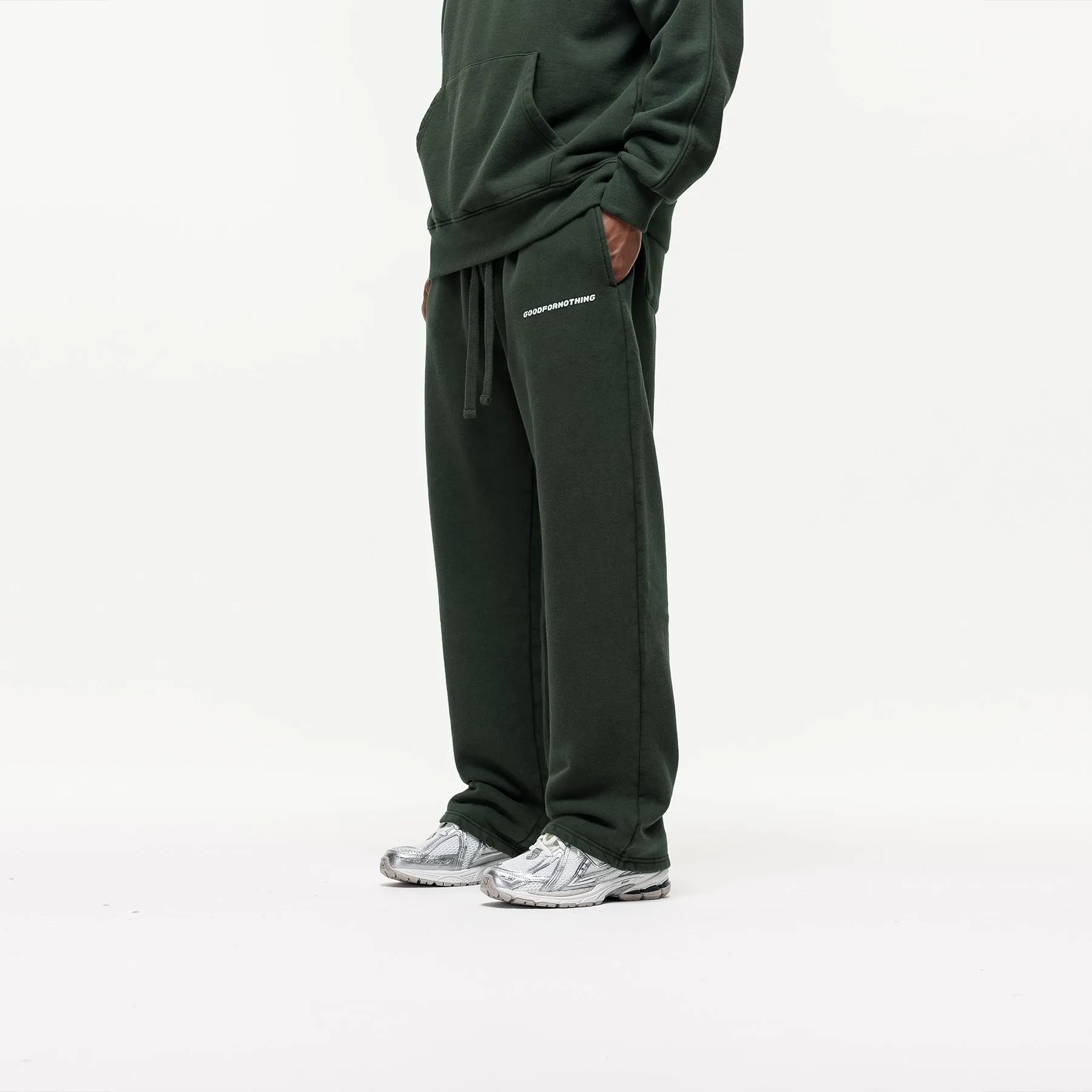 Vintage Washed Green Sweatpants sold by Good For Nothing Clothing product image thumbnail 3
