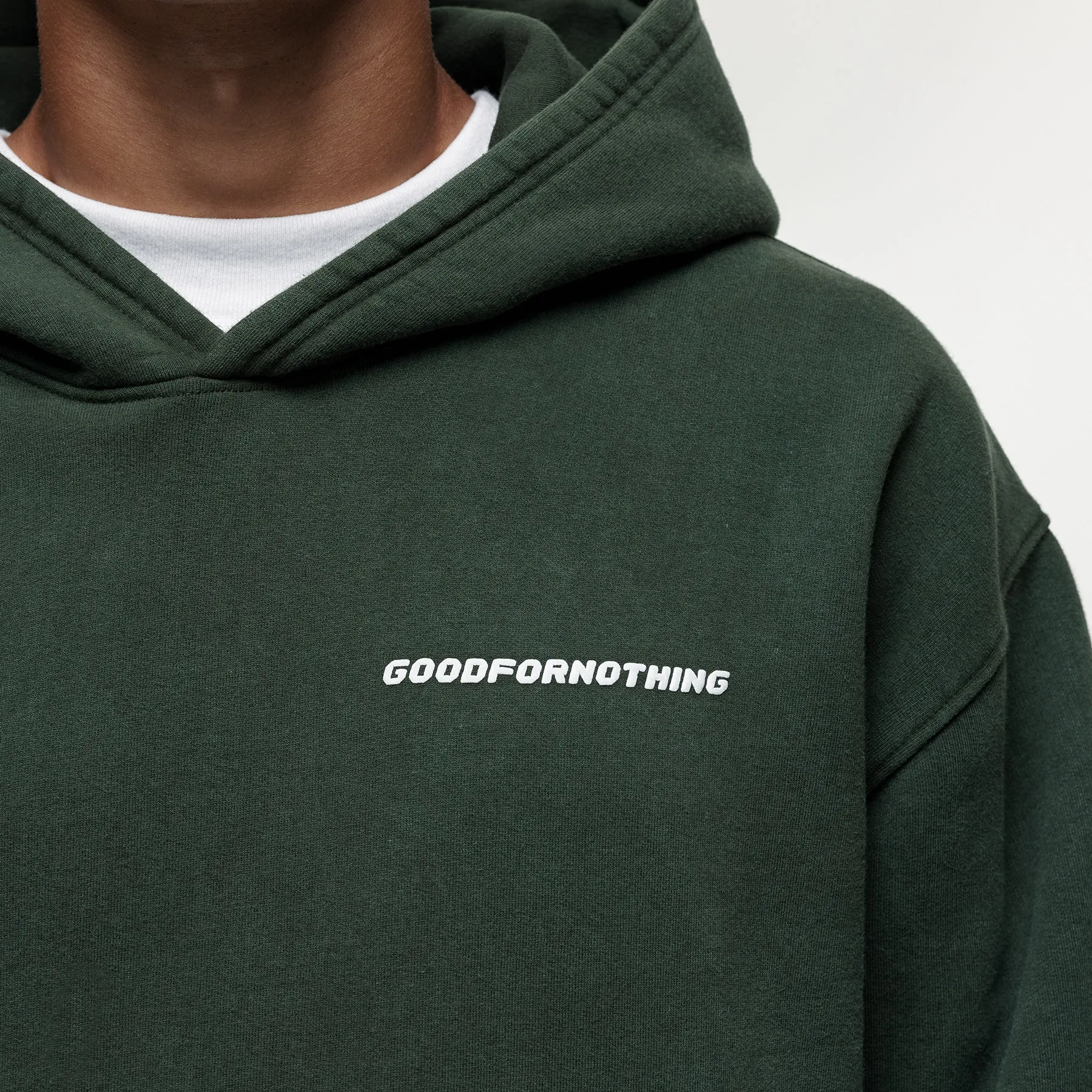 Vintage Washed Green Hoodie sold by Good For Nothing Clothing product image thumbnail 2