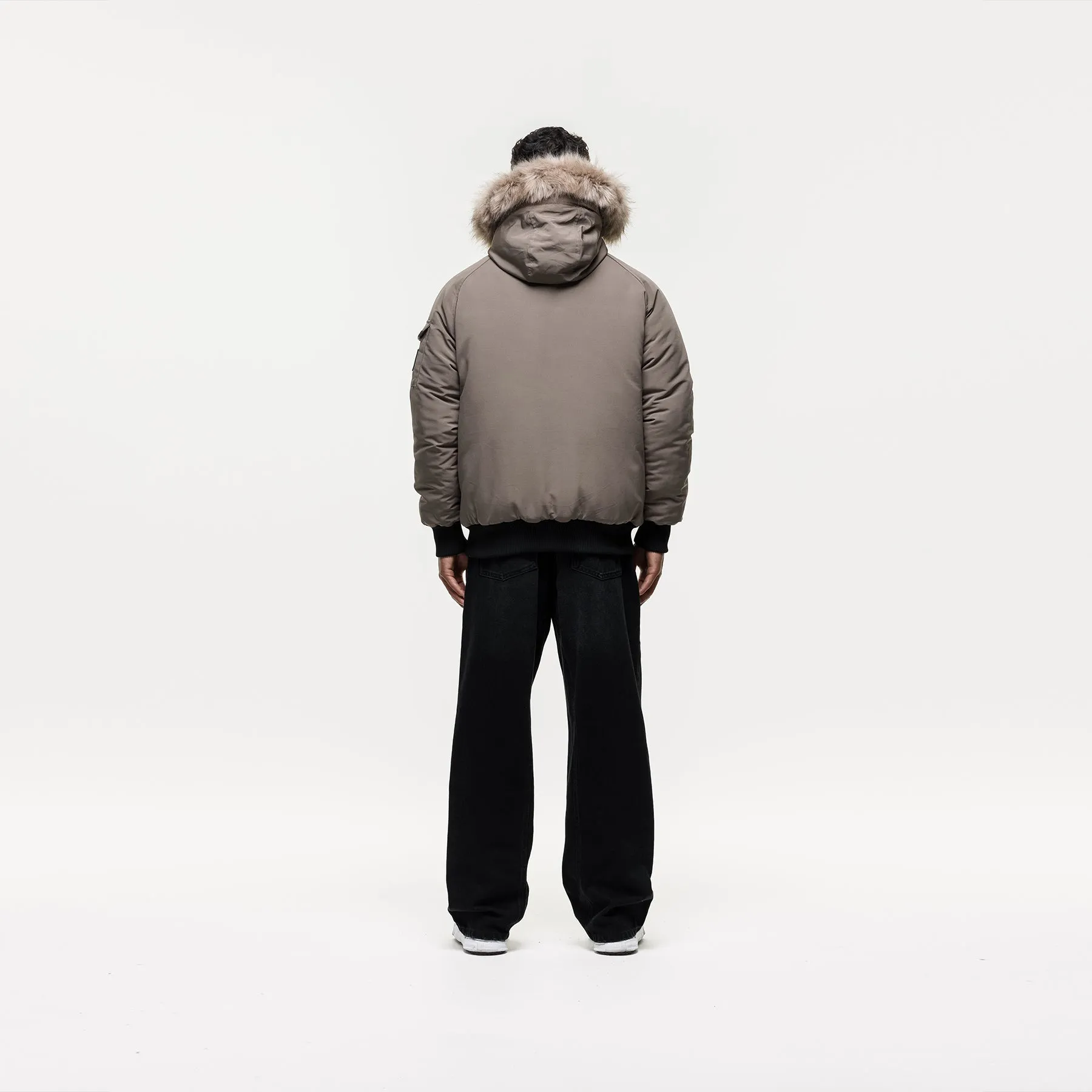 Fortitude Taupe Parka Bomber sold by Good For Nothing Clothing product image thumbnail 5