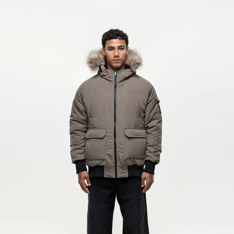 Fortitude Taupe Parka Bomber sold by Good for Nothing