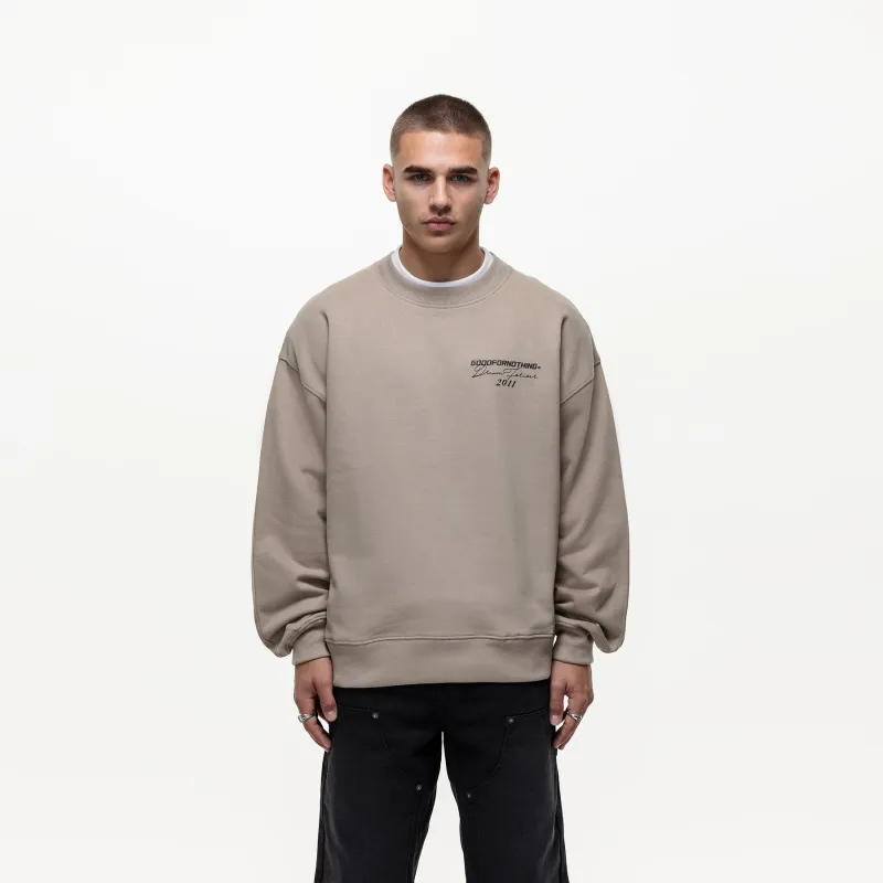 Dream Forever Taupe Sweatshirt sold by Good For Nothing Clothing