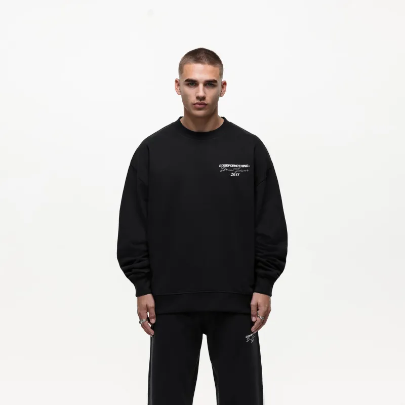 Dream Forever Black Sweatshirt (Final Sale) sold by Good For Nothing Clothing