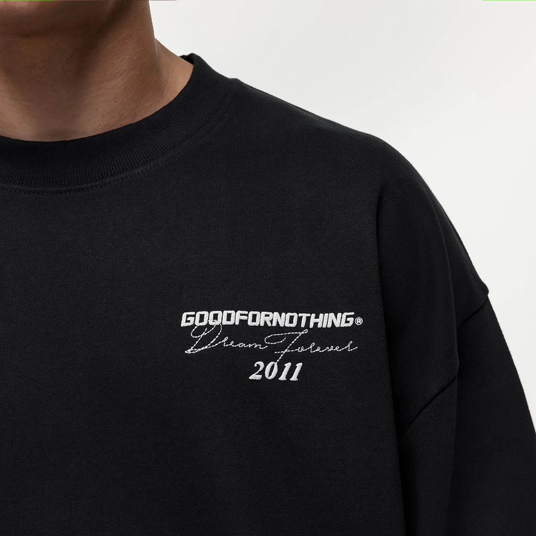 Dream Forever Black Sweatshirt (Final Sale) sold by Good For Nothing Clothing product image thumbnail 3