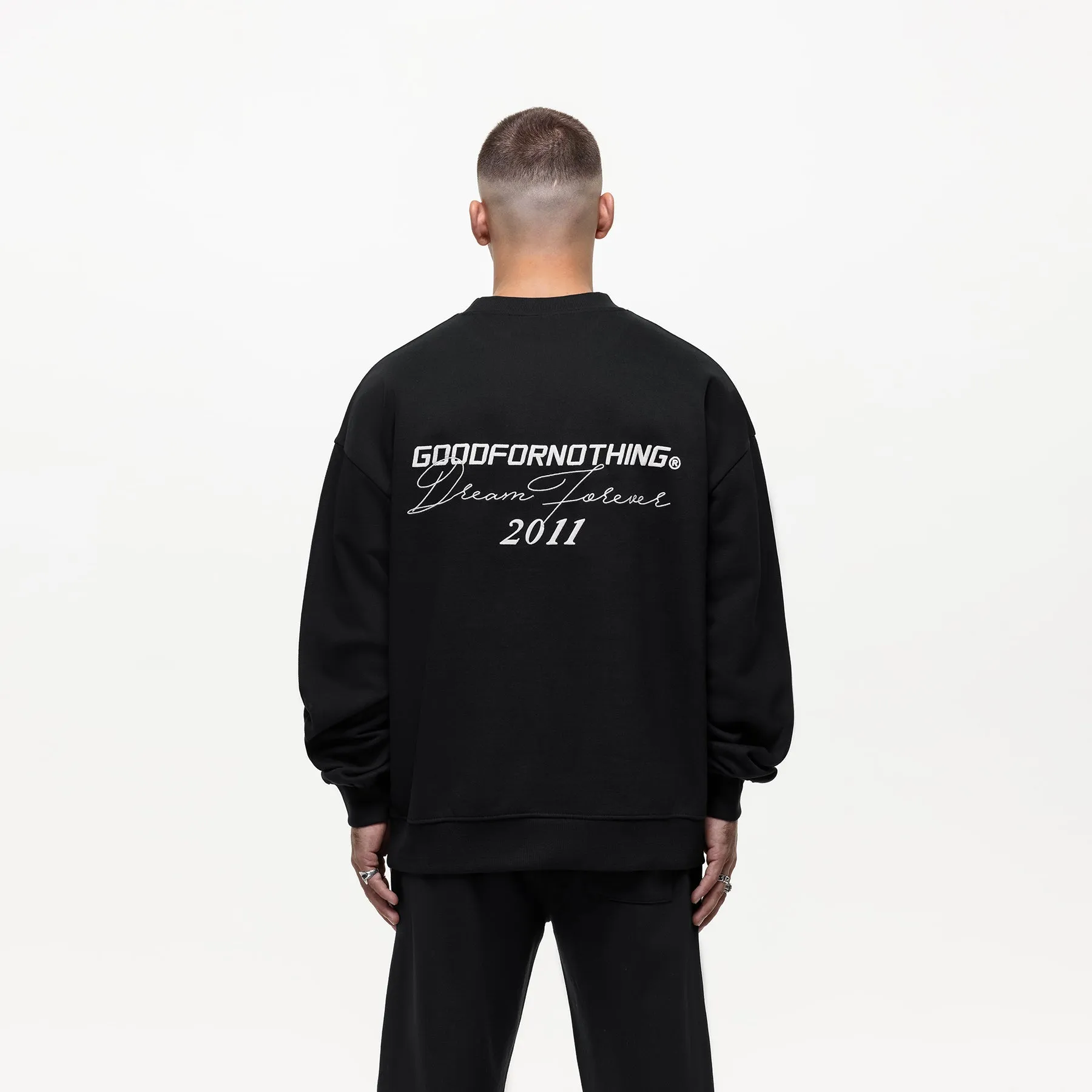 Dream Forever Black Sweatshirt (Final Sale) sold by Good For Nothing Clothing product image thumbnail 2