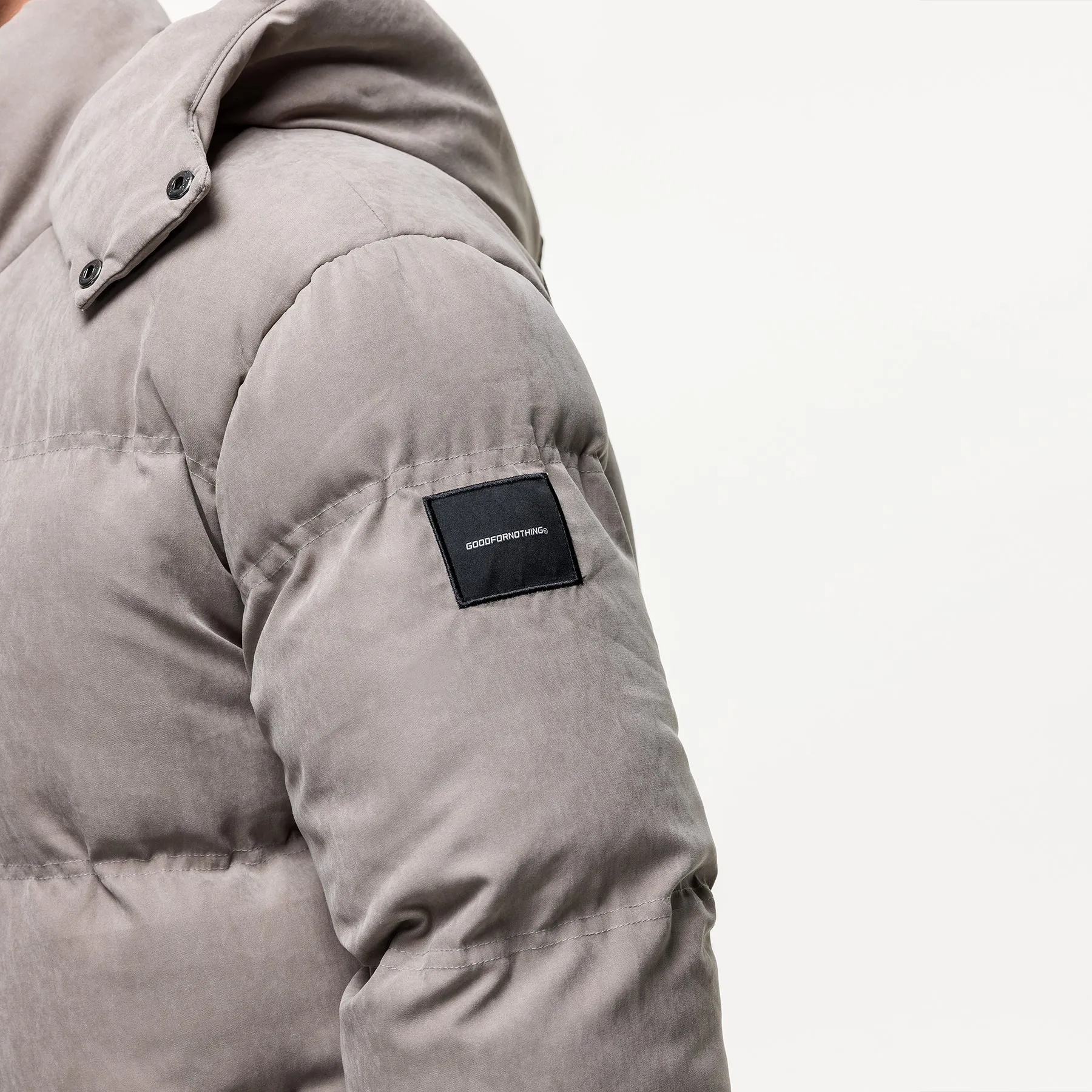 Adapt Stone Puffer Coat sold by Good for Nothing product image thumbnail 3