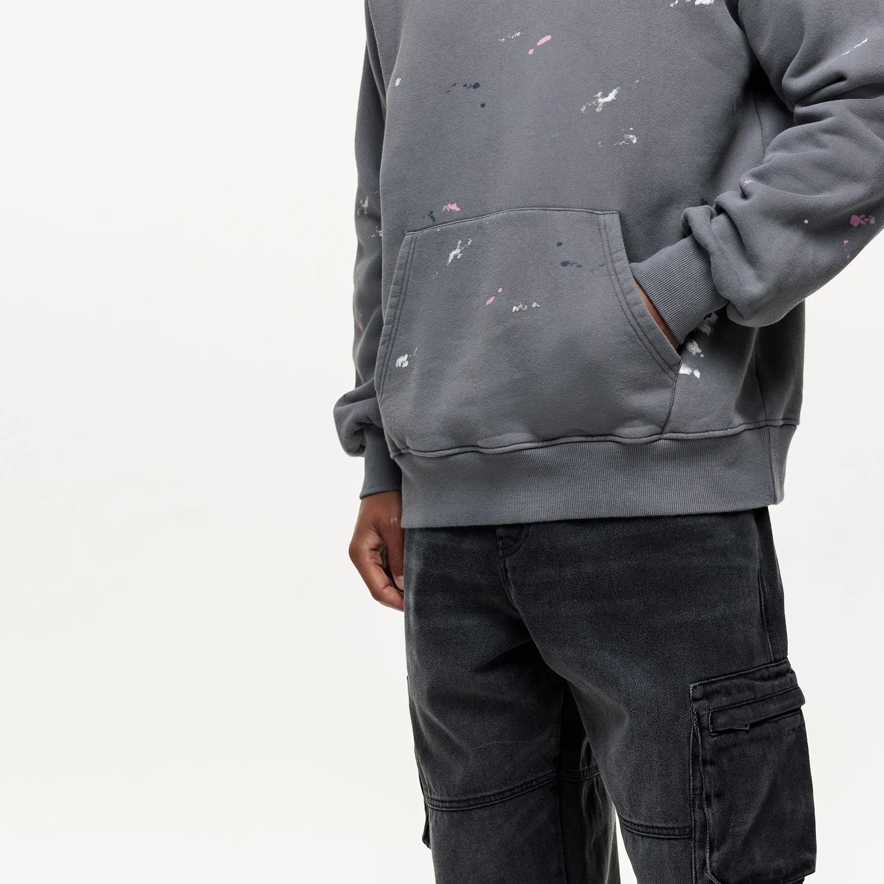 Concept Washed Grey Paint Hoodie sold by Good For Nothing Clothing product image thumbnail 4