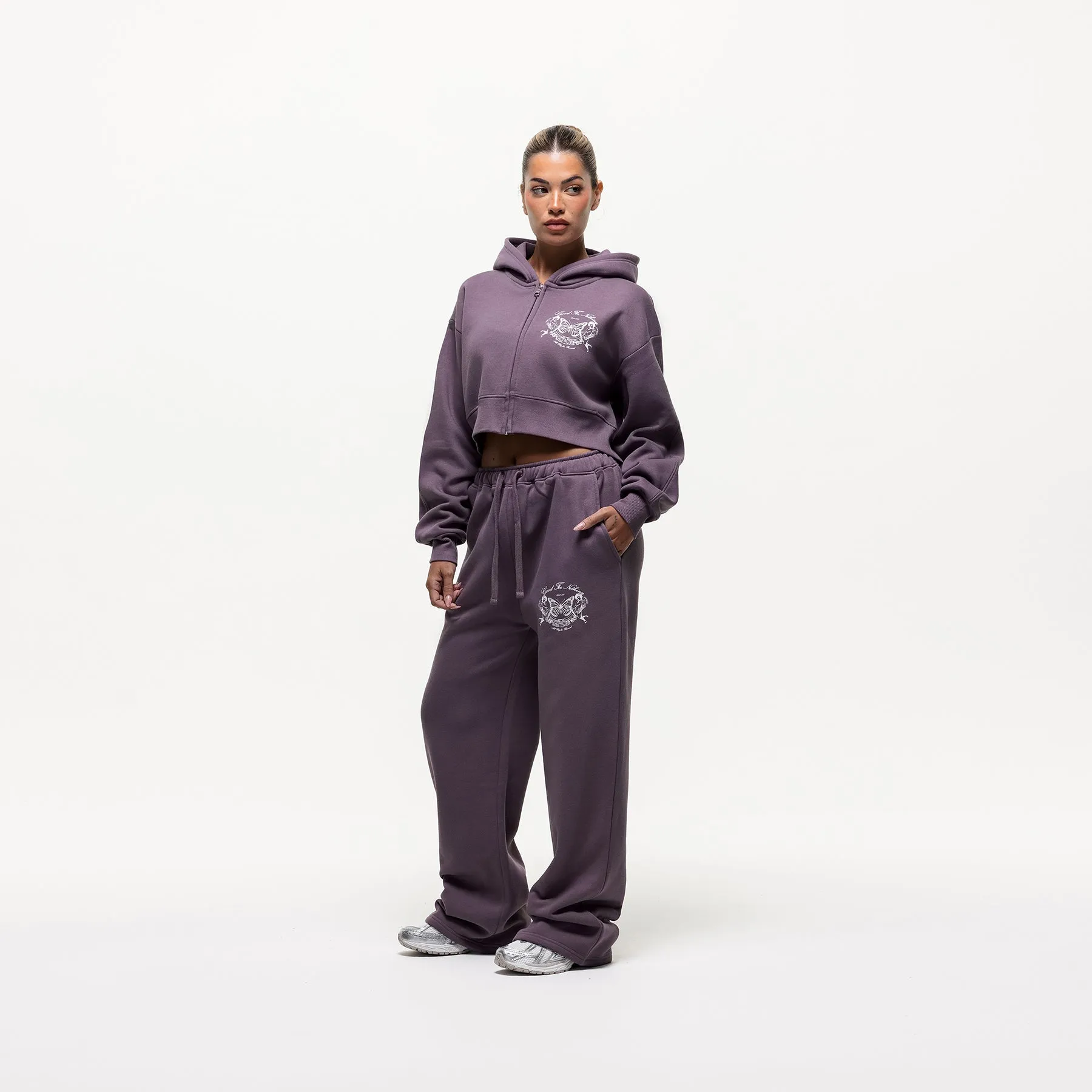 Renassaince Mauve Zip Hoodie sold by Good for Nothing product image thumbnail 4