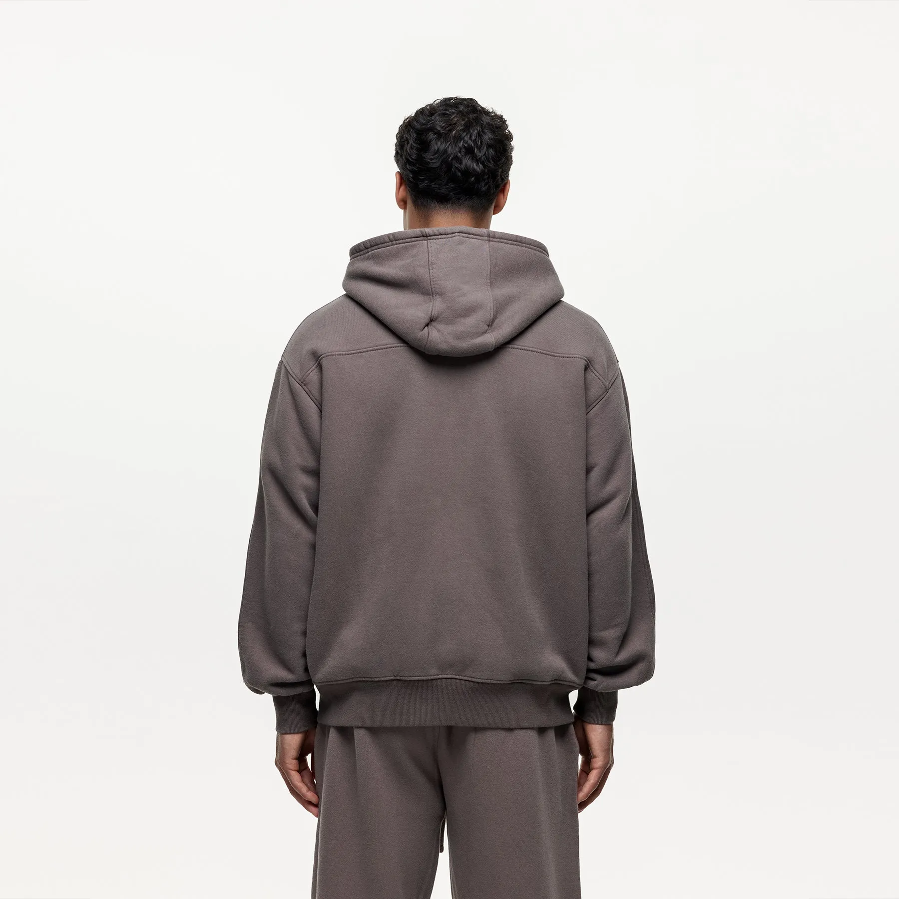 Vintage Washed Taupe Zip Hoodie sold by Good for Nothing product image thumbnail 4
