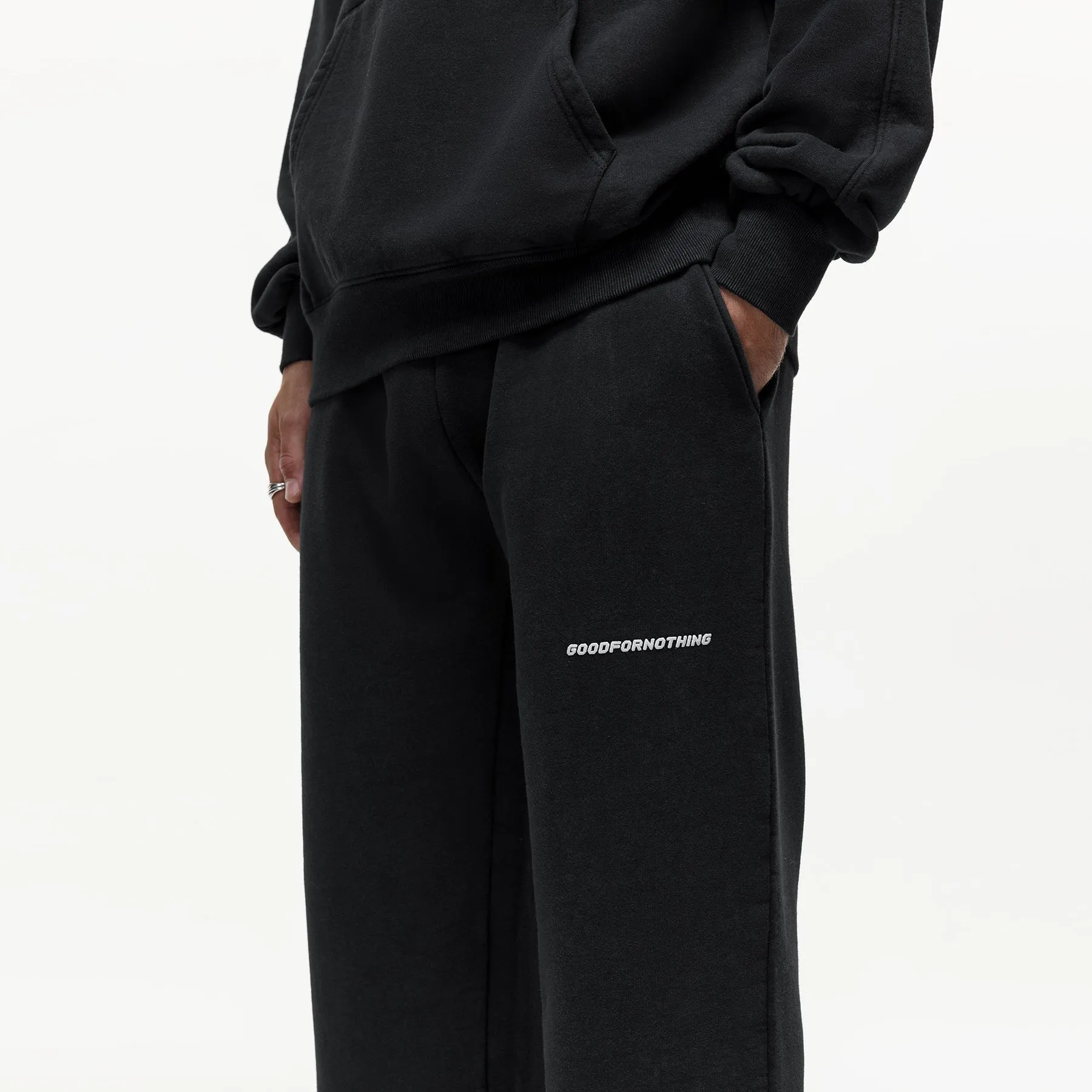 Vintage Washed Black Sweatpants sold by Good for Nothing product image thumbnail 3