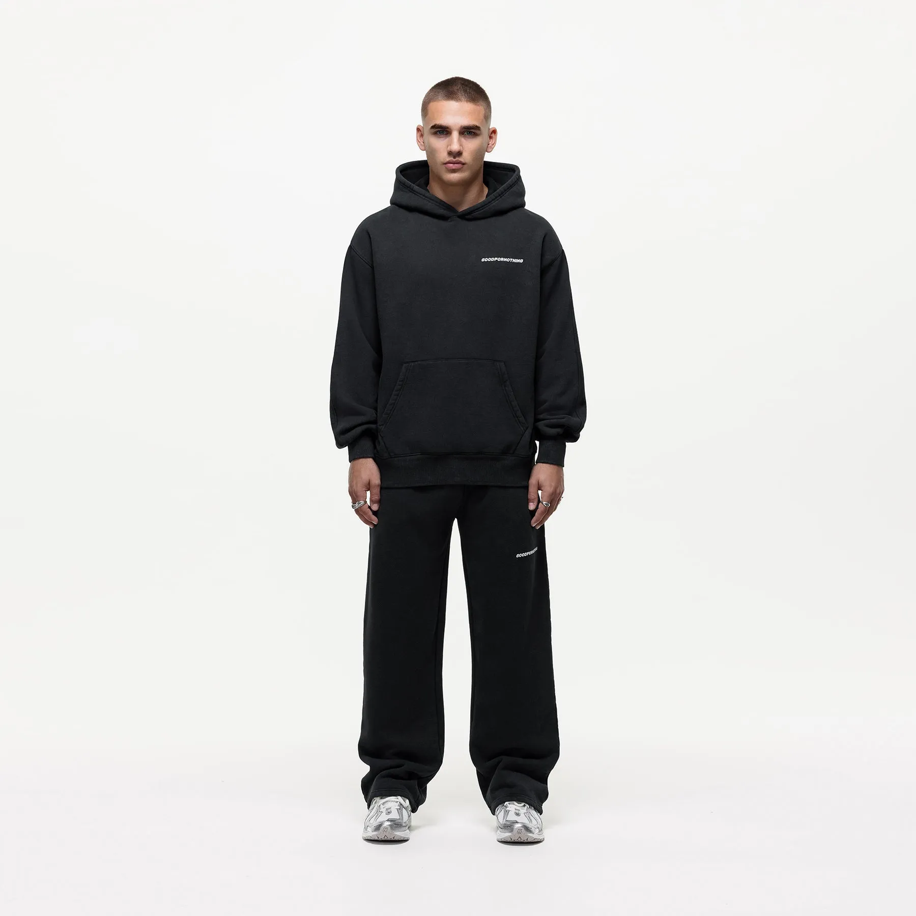 Vintage Washed Black Sweatpants sold by Good for Nothing product image thumbnail 2