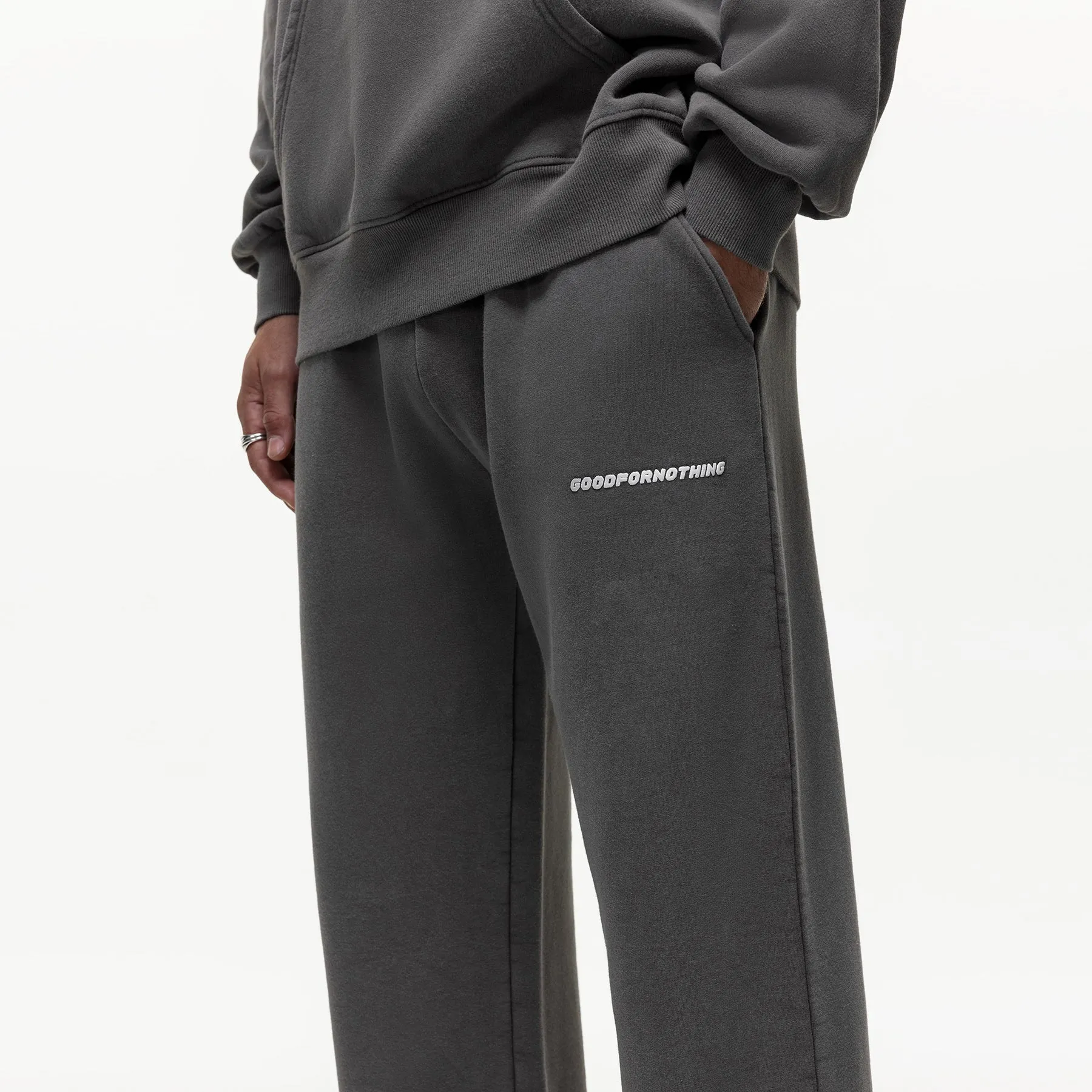 Vintage Washed Grey Sweatpants sold by Good For Nothing Clothing product image thumbnail 3