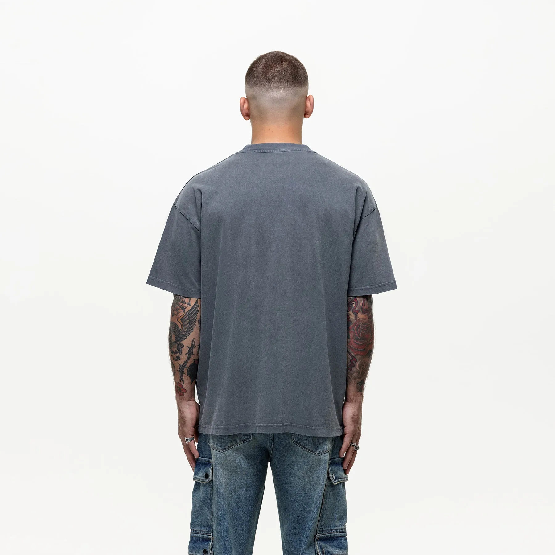 Vintage Washed Grey T-shirt sold by Good For Nothing Clothing product image thumbnail 2
