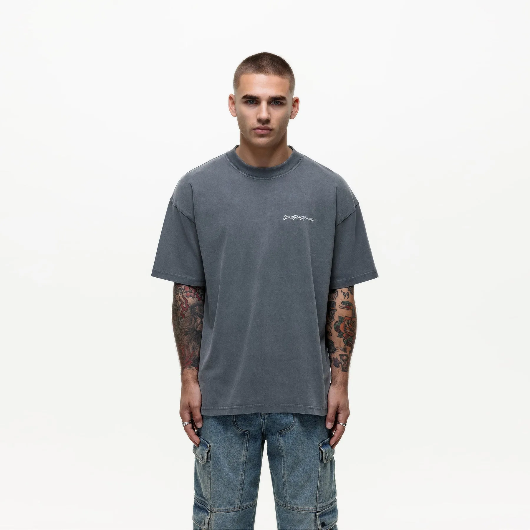 Vintage Washed Grey T-shirt sold by Good For Nothing Clothing