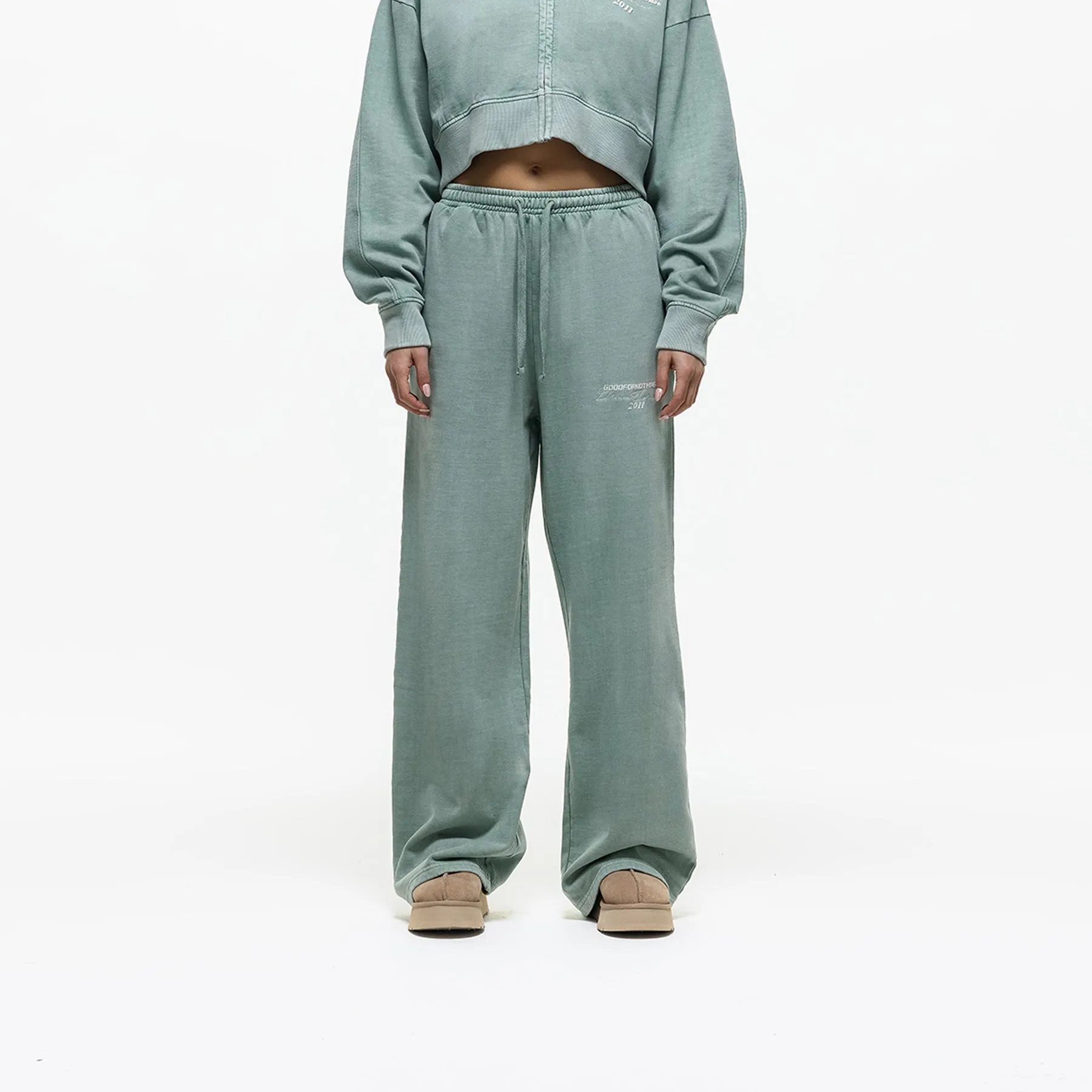 Dream Forever Washed Aqua Sweatpant (Final Sale) sold by Good For Nothing Clothing