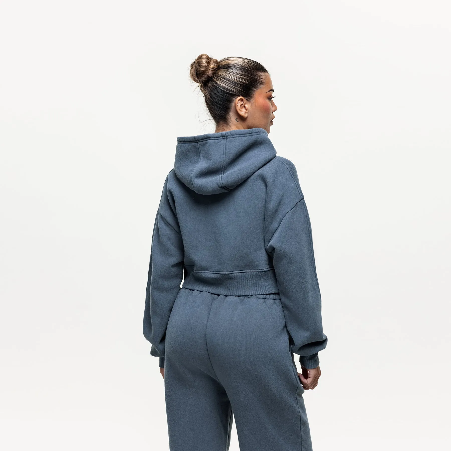 Vintage Washed Blue Zip Hoodie sold by Good For Nothing Clothing product image thumbnail 4