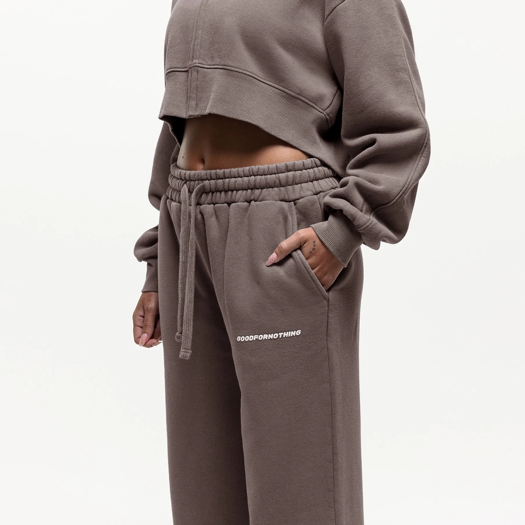 Vintage Washed Taupe sweatpant sold by Good For Nothing Clothing product image thumbnail 2