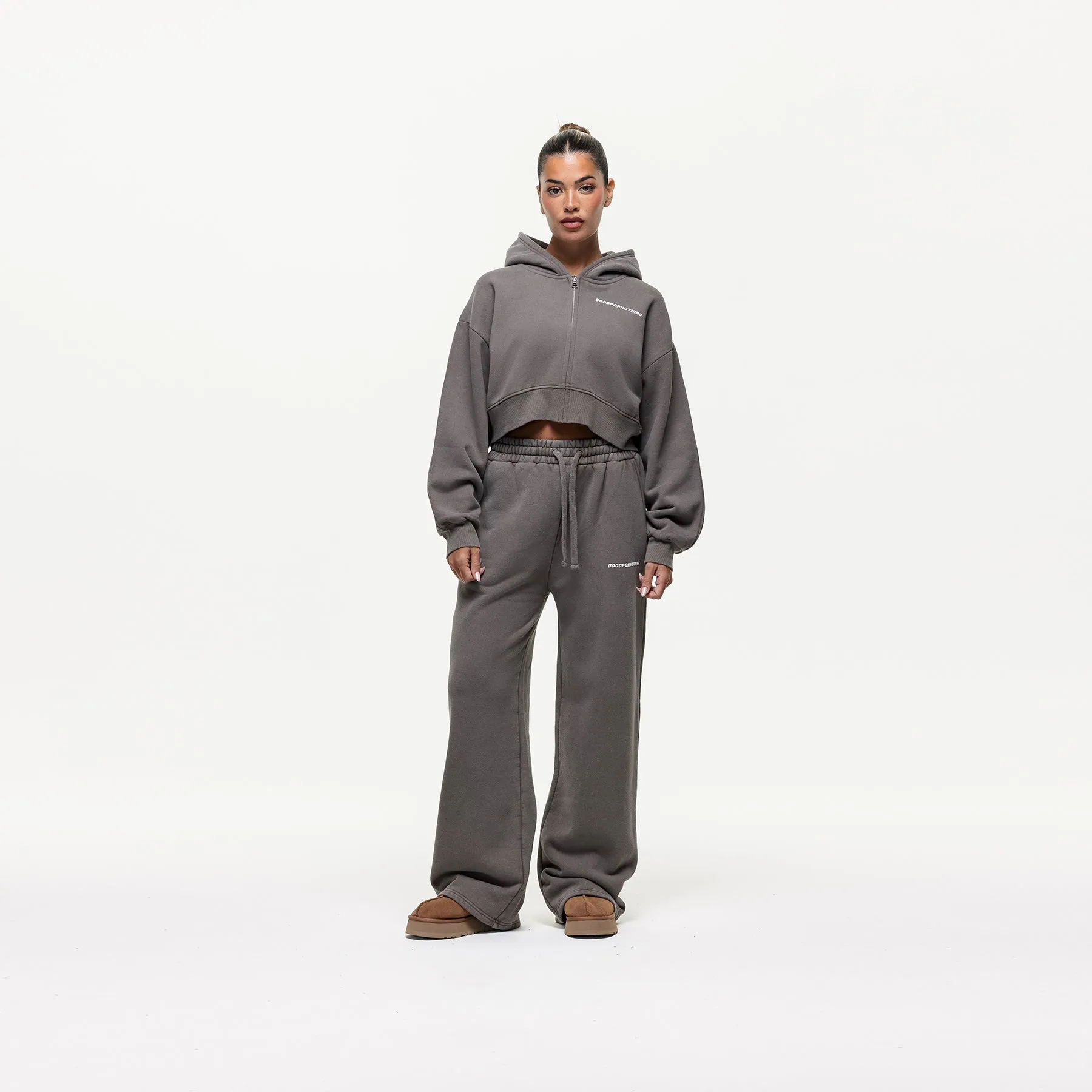 Vintage Washed Walnut Zip Hoodie sold by Good for Nothing product image thumbnail 4