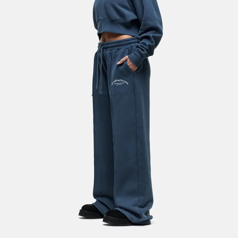 Raw Seam Vintage Blue Sweatpants sold by Good For Nothing Clothing