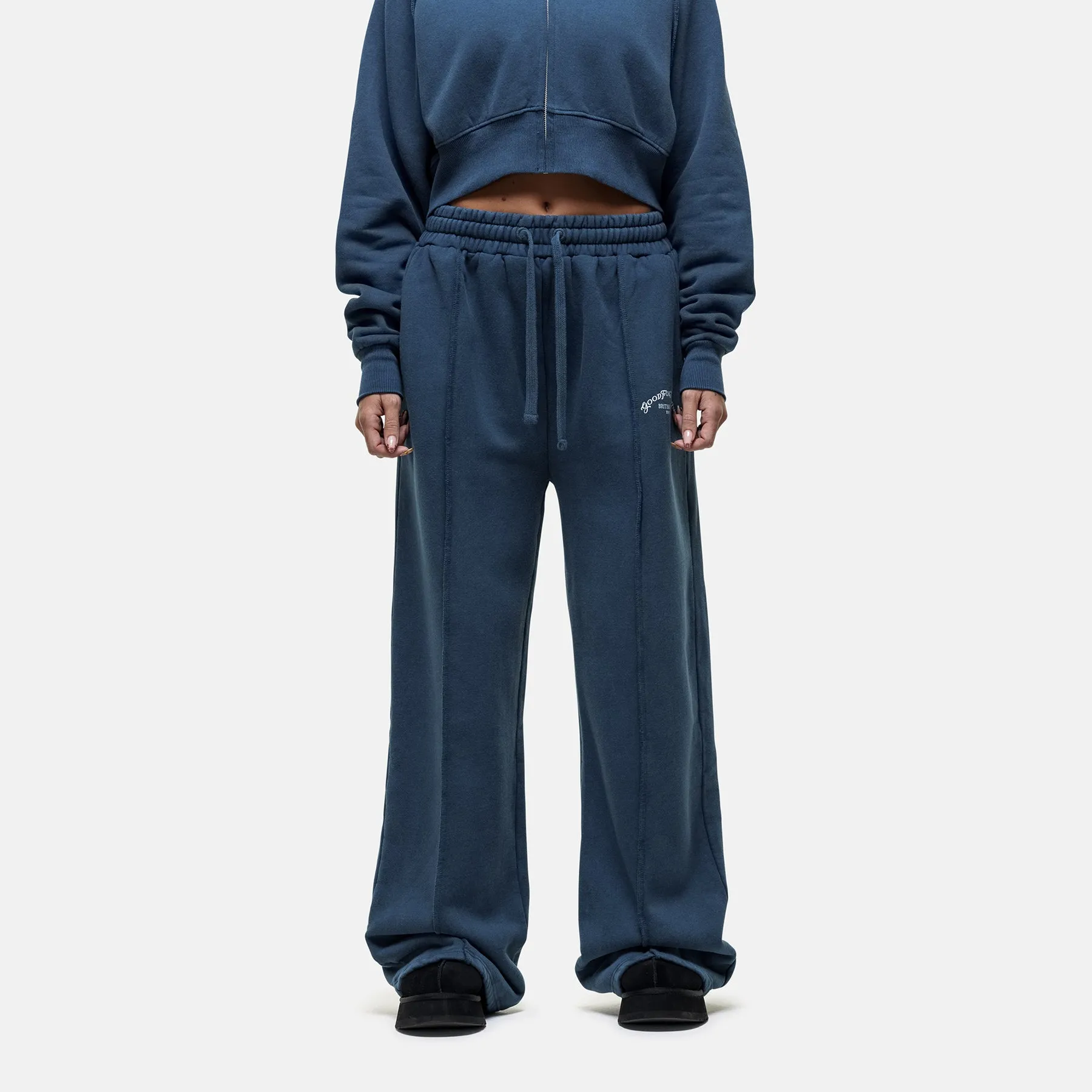 Raw Seam Vintage Blue Sweatpants sold by Good For Nothing Clothing product image thumbnail 2