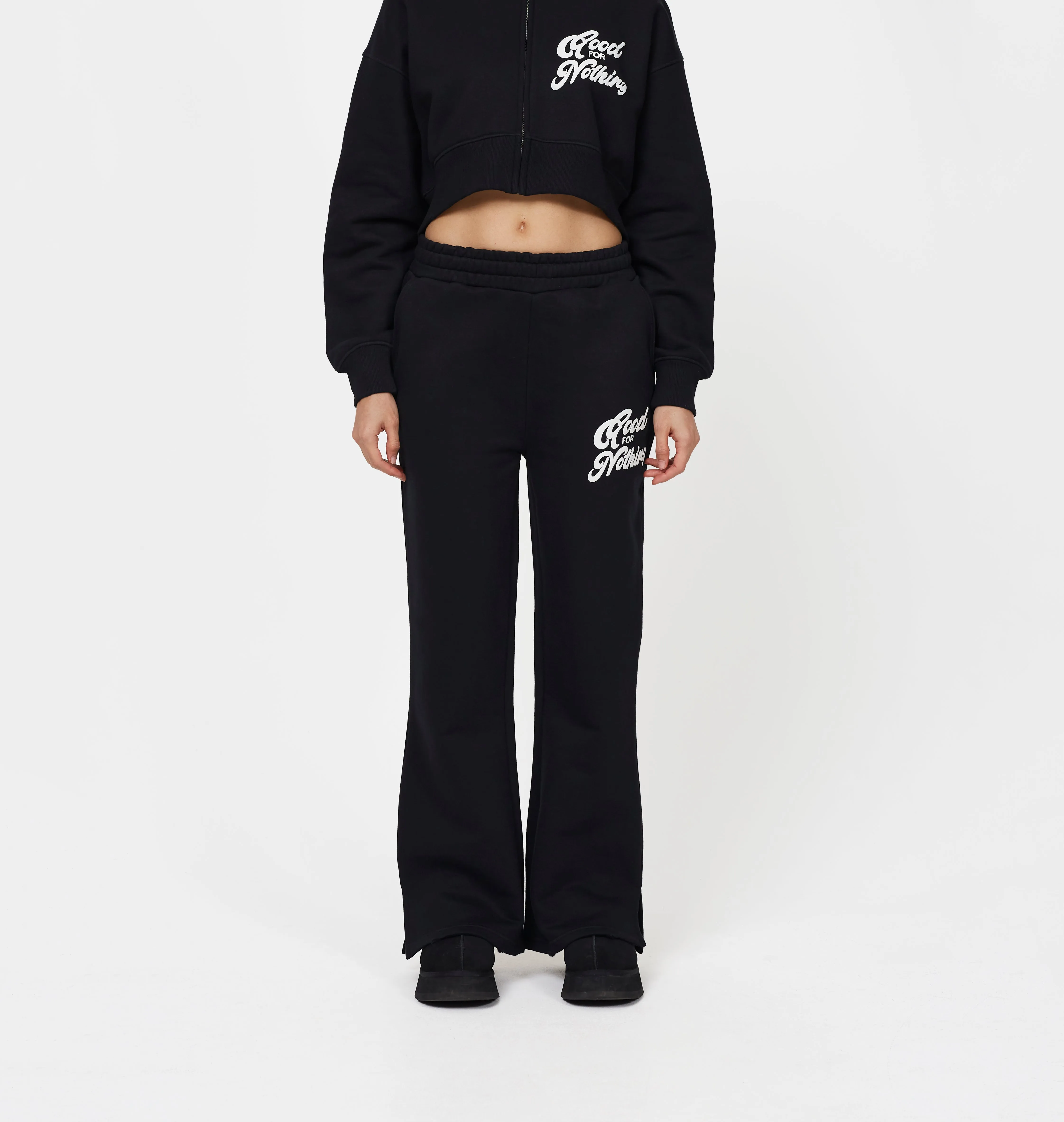 Authentic Black Sweatpant sold by Good For Nothing Clothing