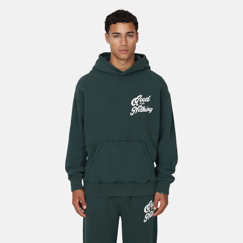 Authentic Green Hoodie sold by Good For Nothing Clothing