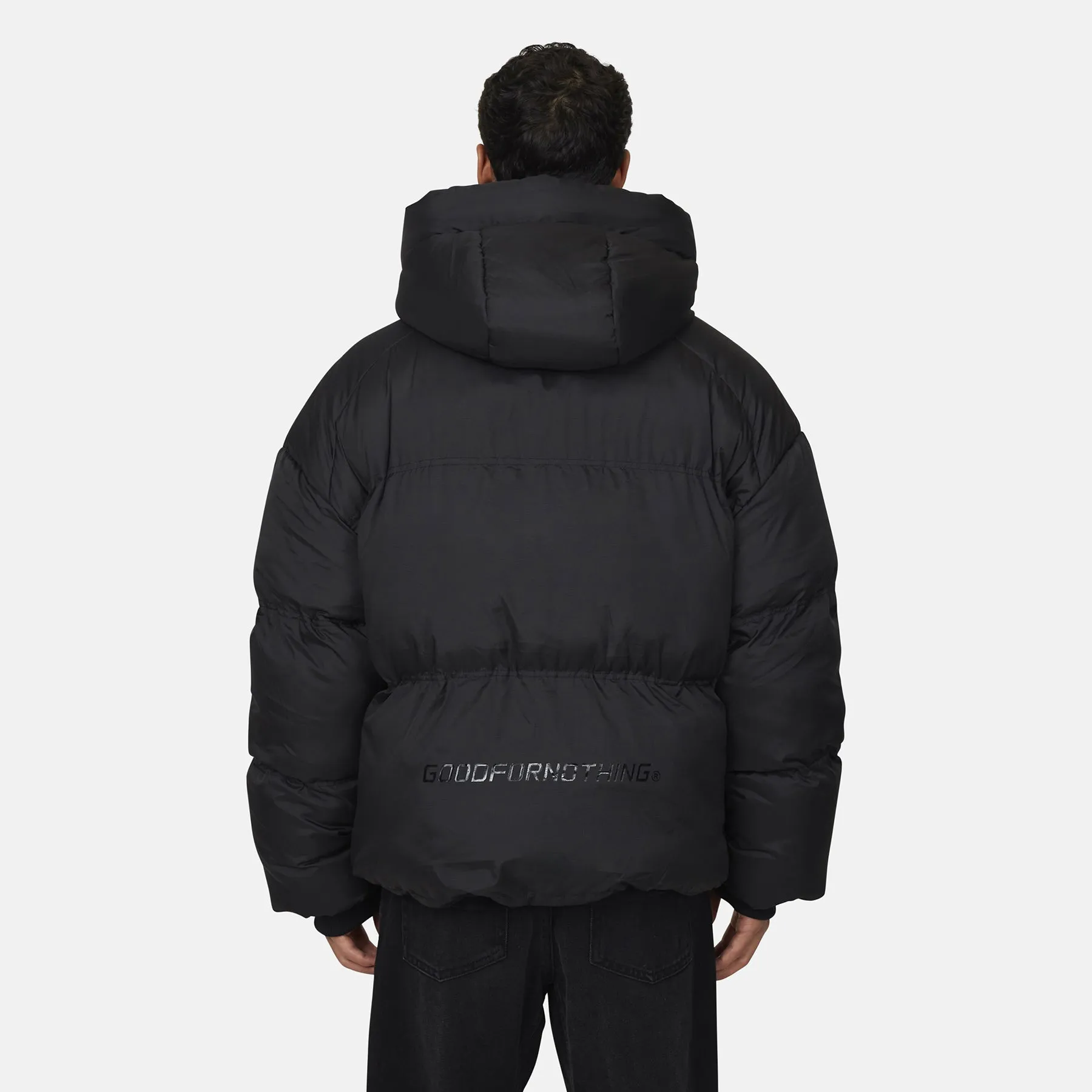 Squad Ripstop Black Puffer Jacket sold by Good for Nothing product image thumbnail 4