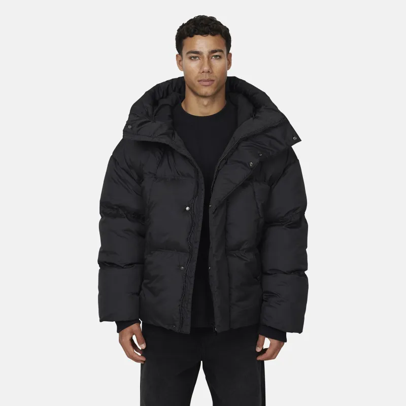 Squad Ripstop Black Puffer Jacket sold by Good For Nothing Clothing