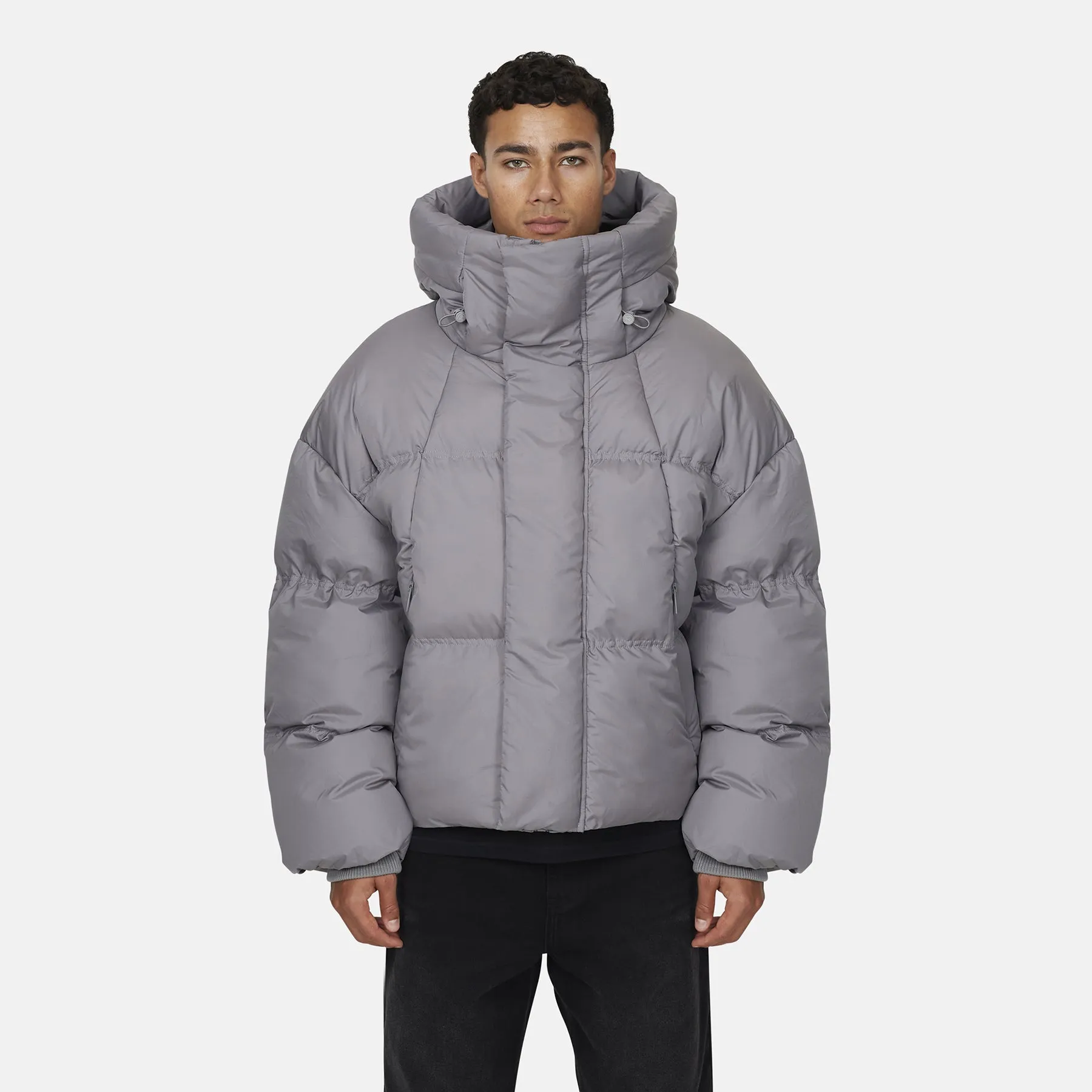 Squad Ripstop Grey Puffer Jacket sold by Good for Nothing product image thumbnail 2