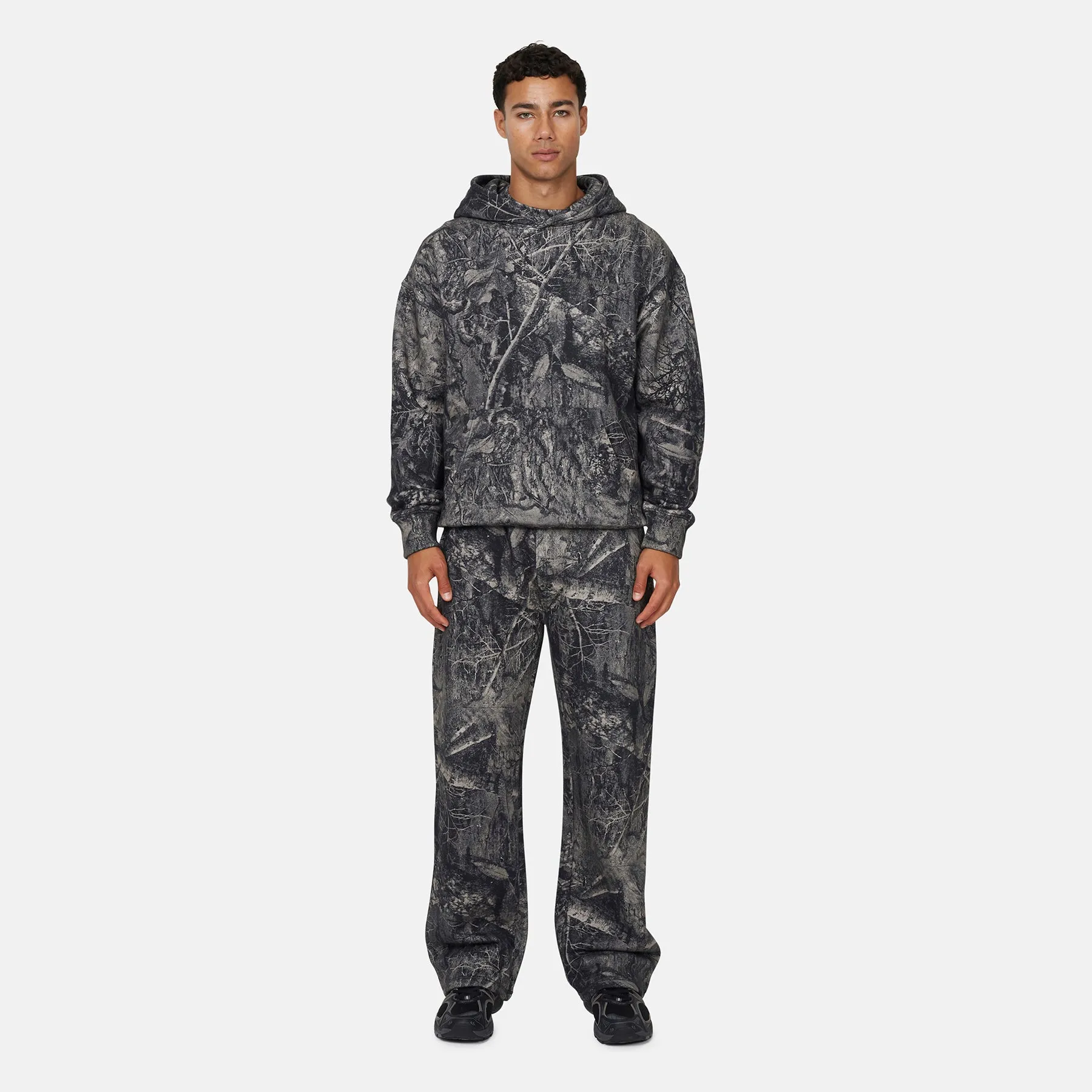 Woodland Camo Black Hoodie sold by Good for Nothing product image thumbnail 3