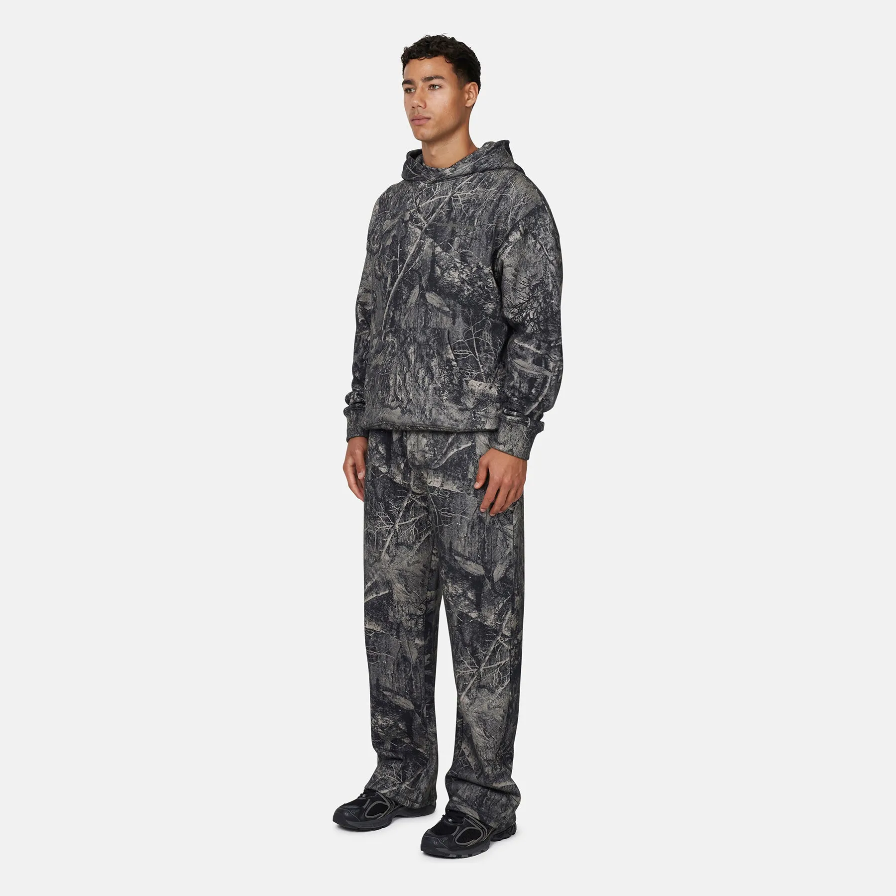 Woodland Camo Black Hoodie sold by Good for Nothing product image thumbnail 5