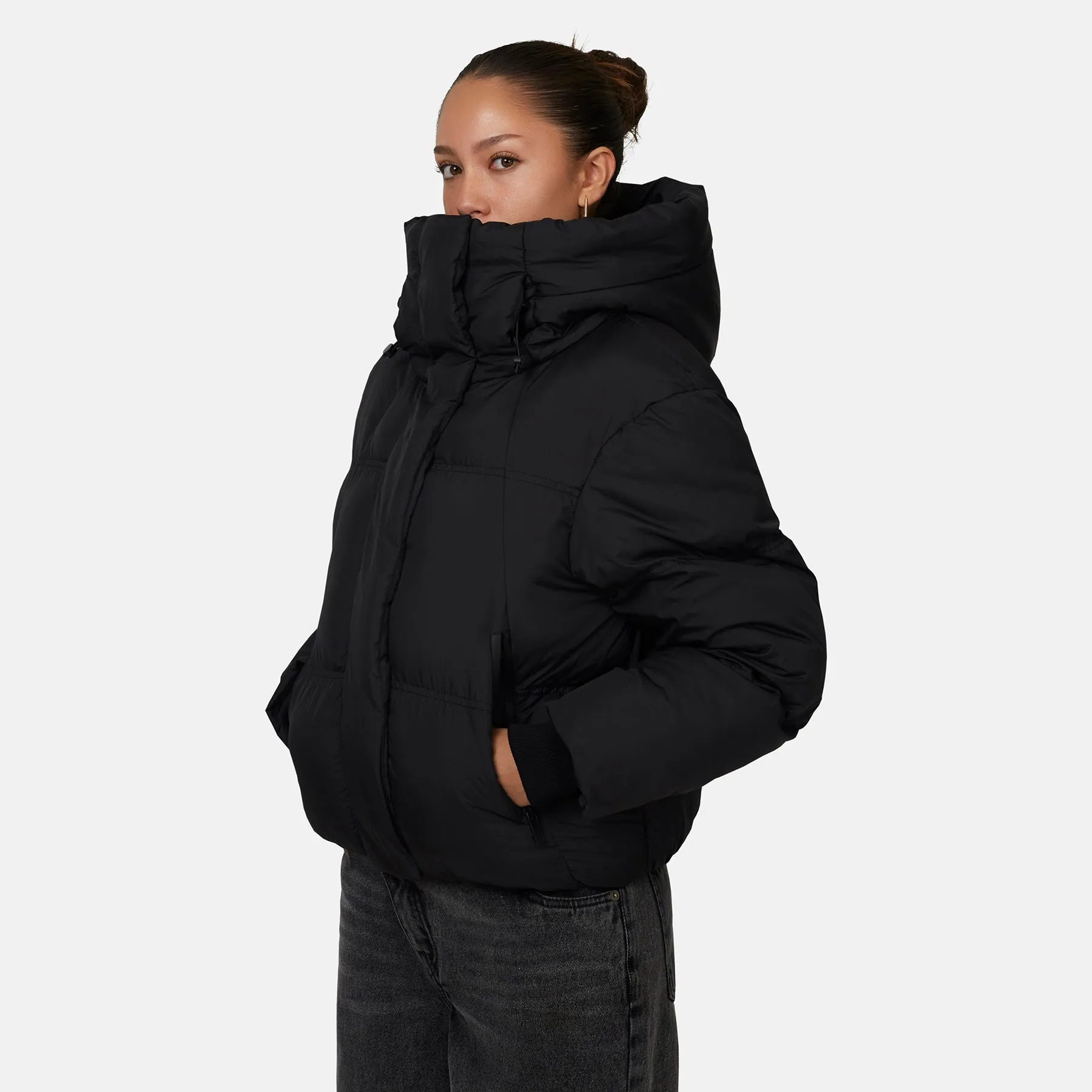 Squad Ripstop Black Puffer Jacket sold by Good For Nothing Clothing product image thumbnail 2