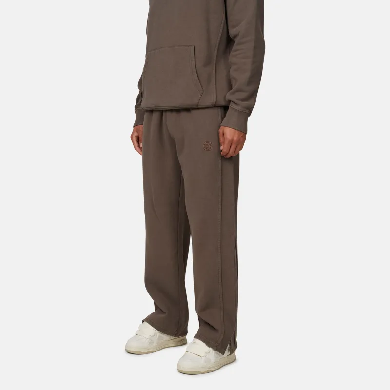 Monogram Brown Split Hem Jogger sold by Good For Nothing Clothing