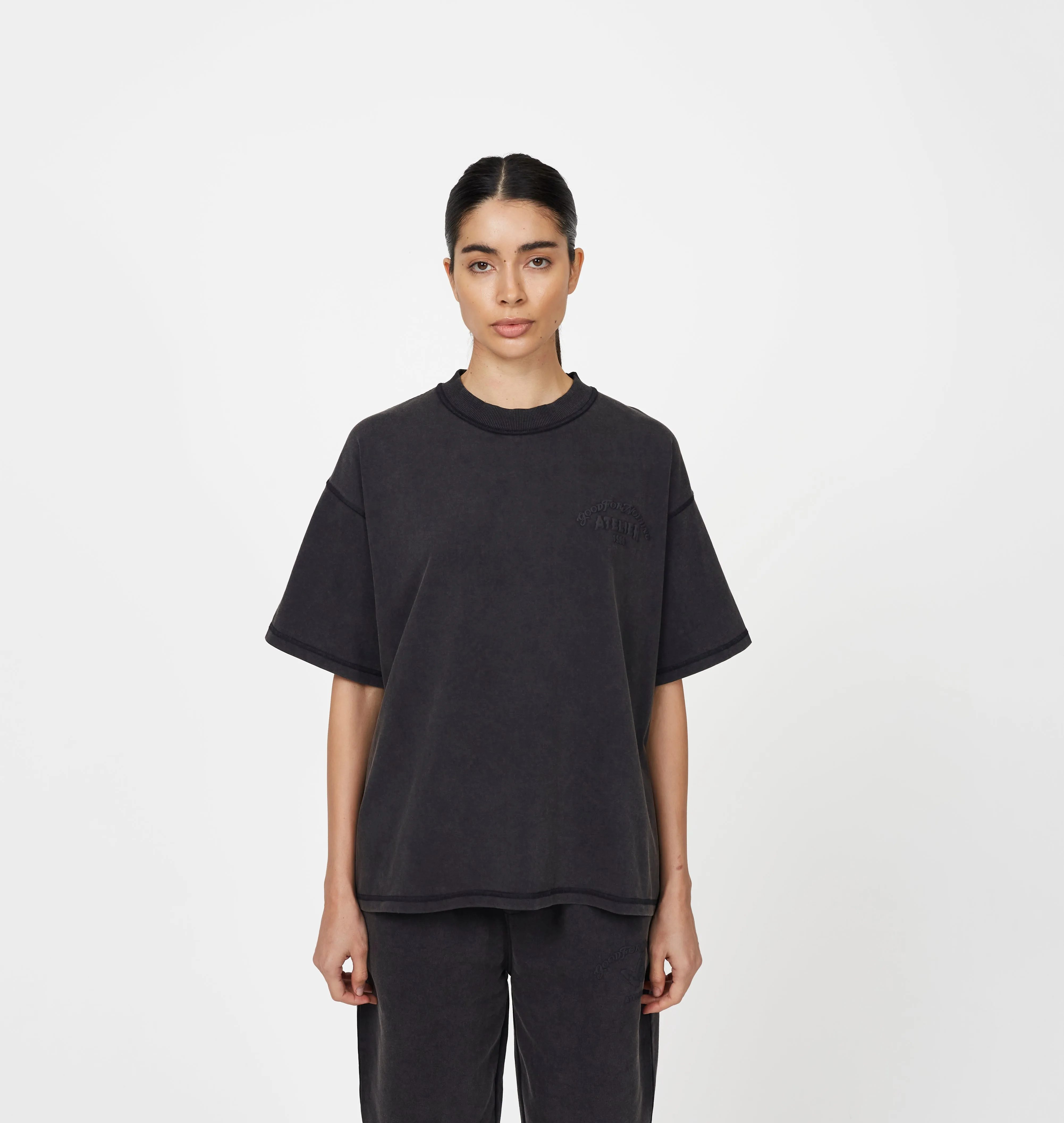 Float Butterfly Washed Black T-shirt sold by Good For Nothing Clothing