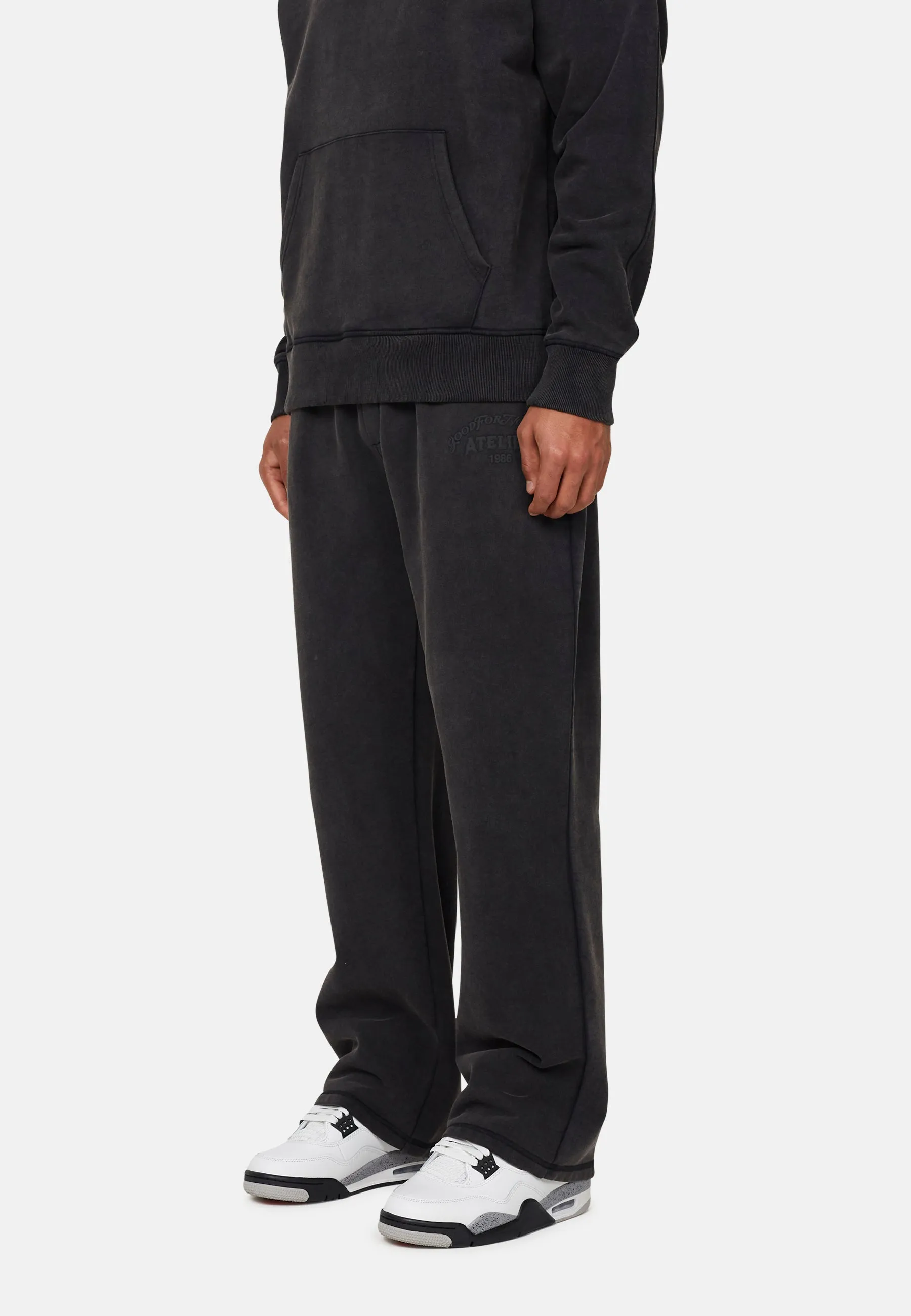 Float Butterfly Washed Black Sweatpants sold by Good For Nothing Clothing product image thumbnail 5