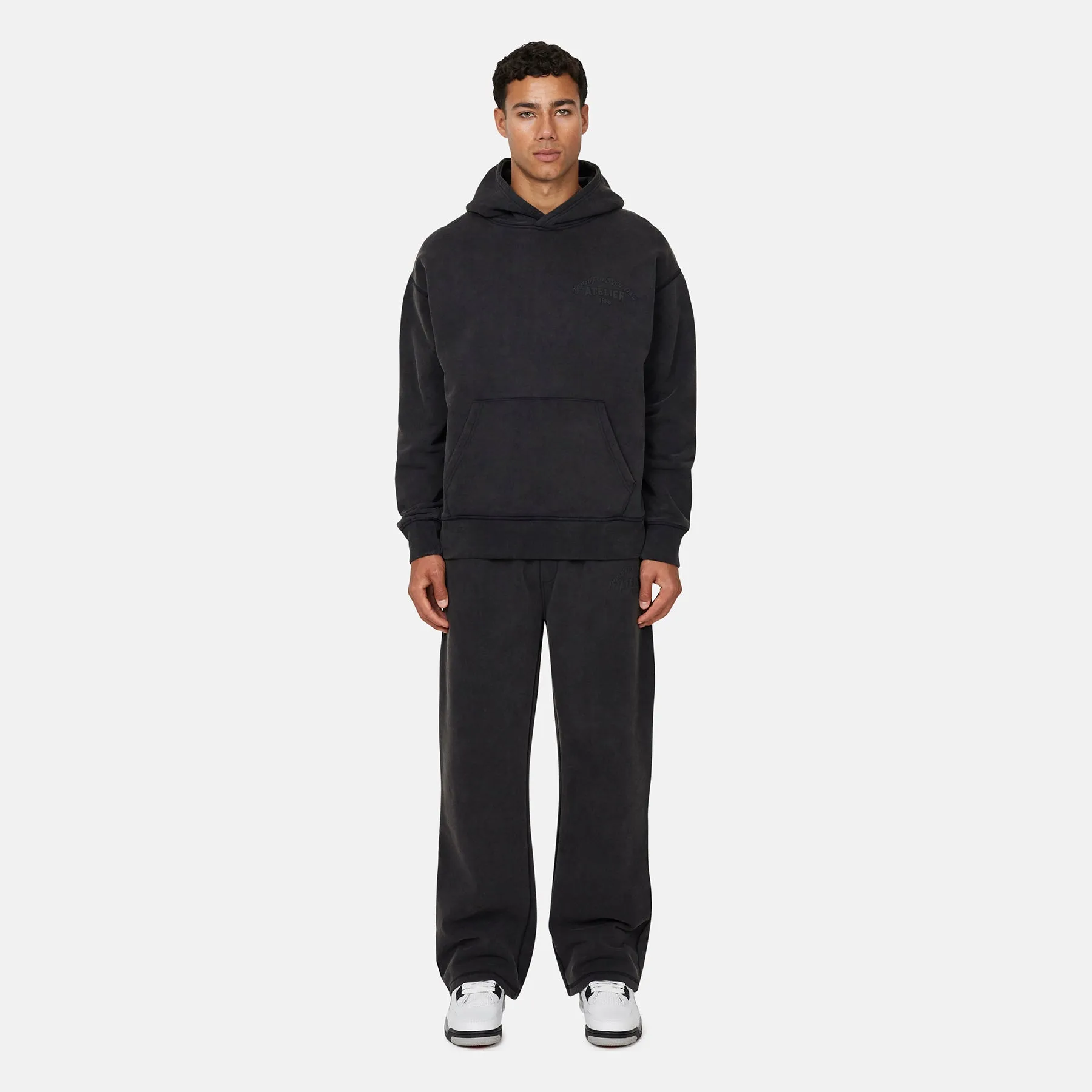 Float Butterfly Washed Black Hoodie sold by Good For Nothing Clothing product image thumbnail 3