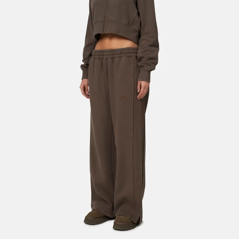 Monogram Brown Split Hem Jogger sold by Good For Nothing Clothing