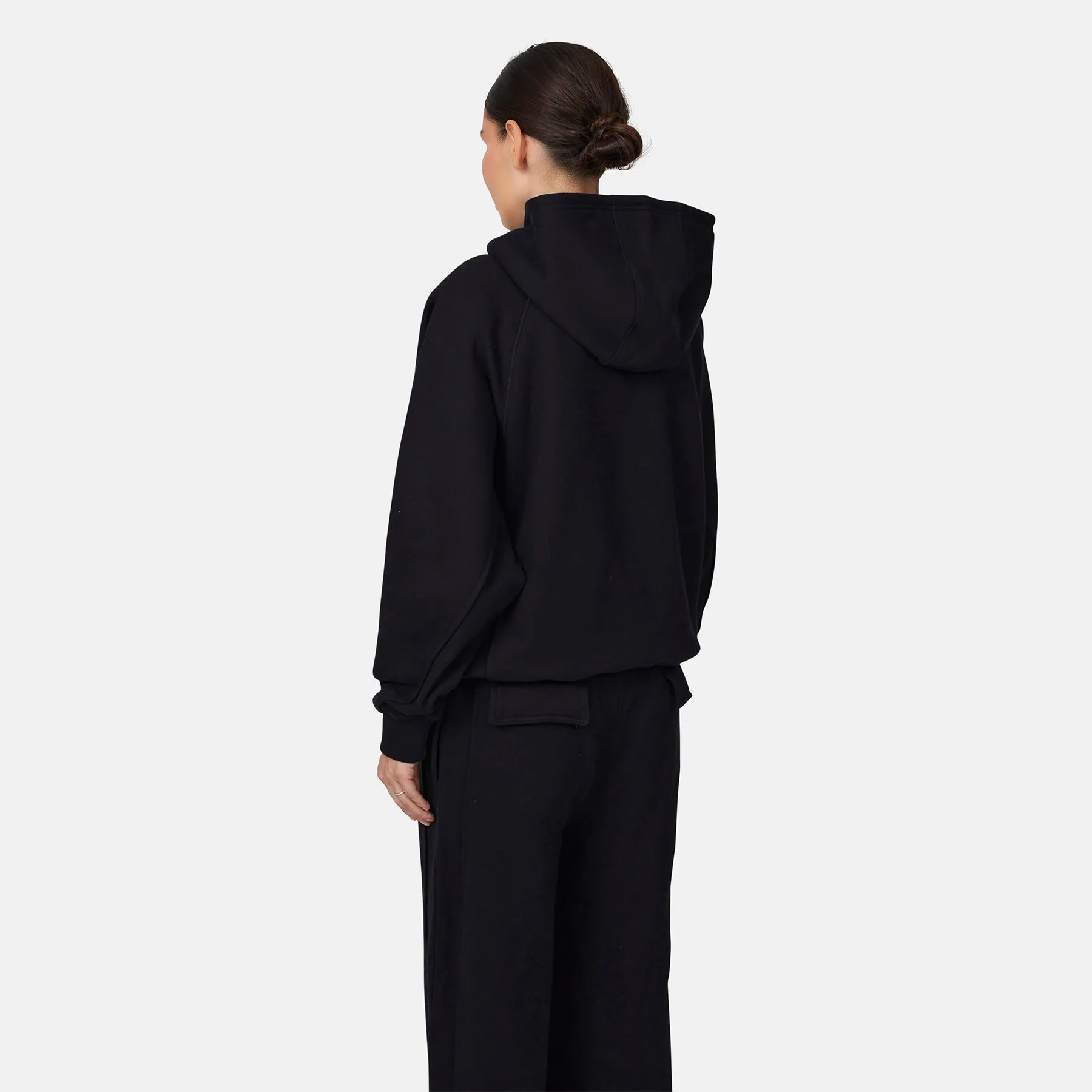 Monogram Black Pullover Hoodie sold by Good For Nothing Clothing product image thumbnail 3