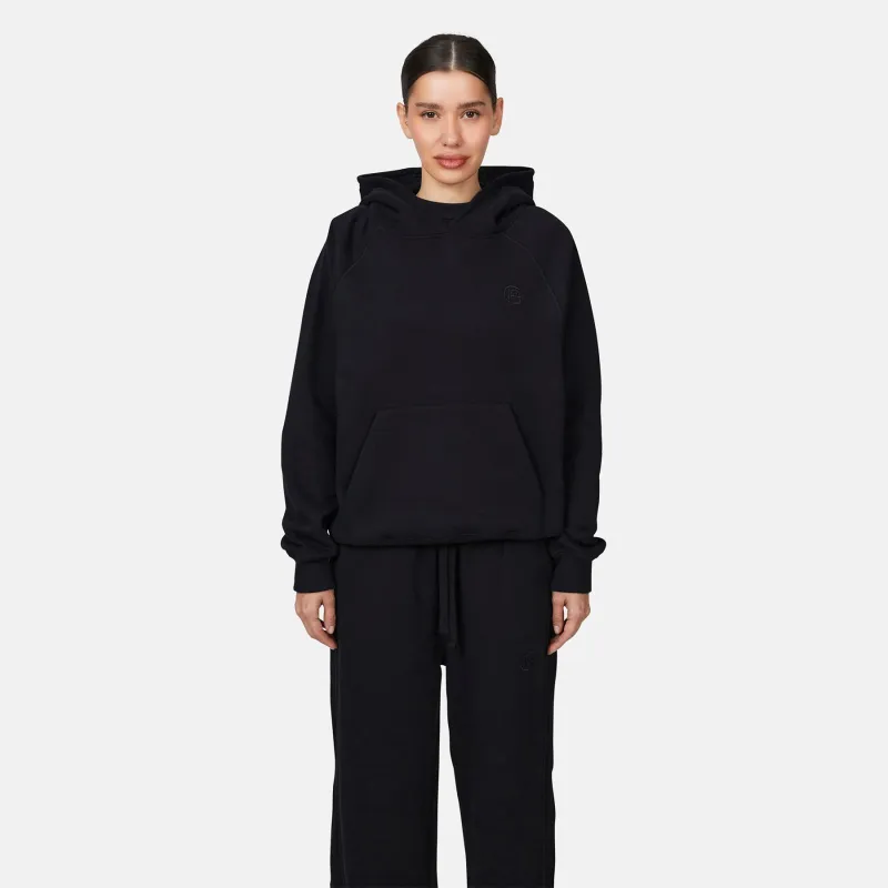 Monogram Black Pullover Hoodie sold by Good For Nothing Clothing