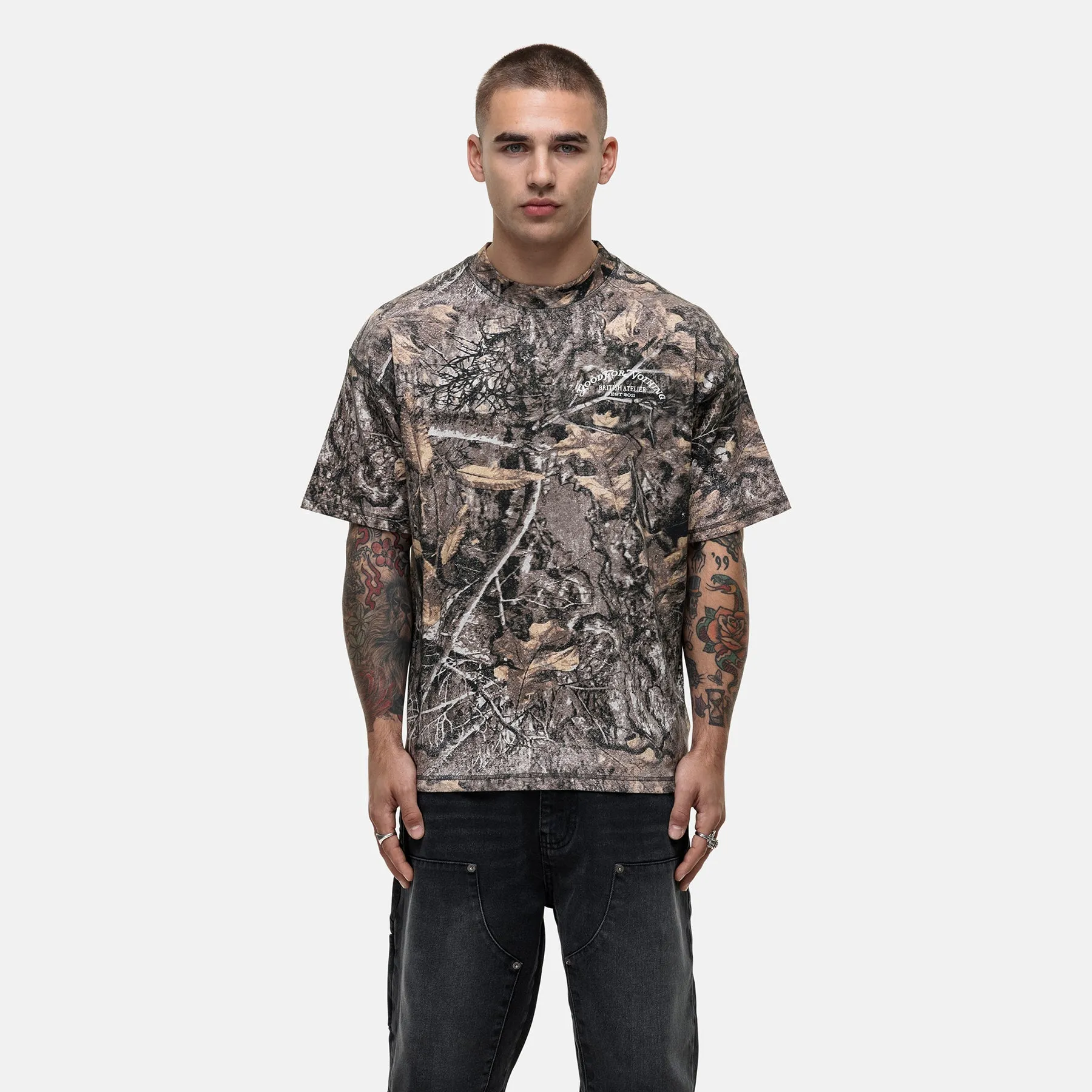 Vintage Woodland Camo T-shirt sold by Good For Nothing Clothing