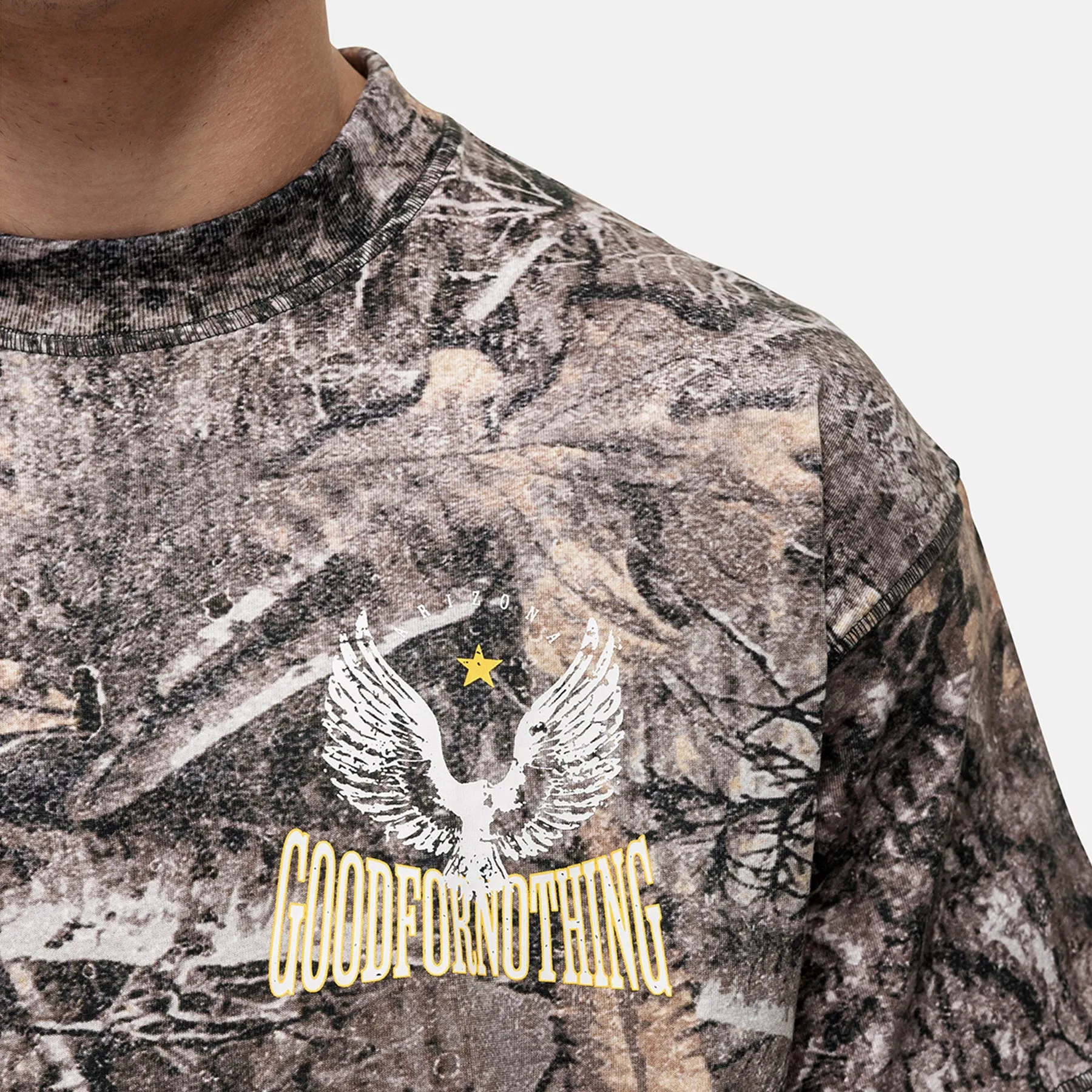 Arizona Woodland Camo T-shirt sold by Good For Nothing Clothing product image thumbnail 5