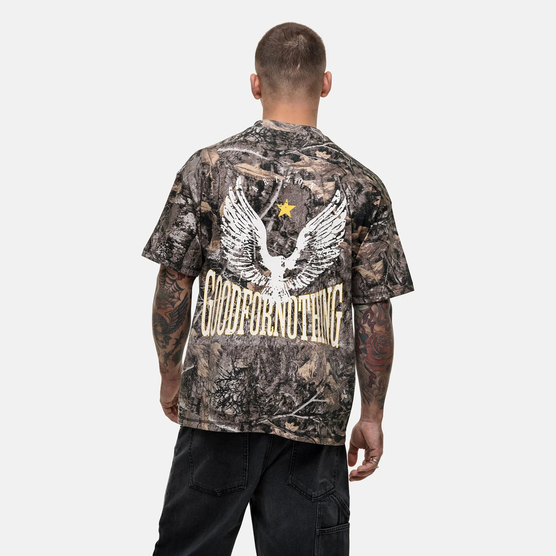 Arizona Woodland Camo T-shirt sold by Good For Nothing Clothing product image thumbnail 4