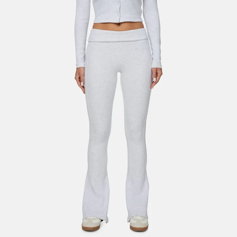 Monogram Ribbed Grey Marl Leggings sold by Good For Nothing Clothing