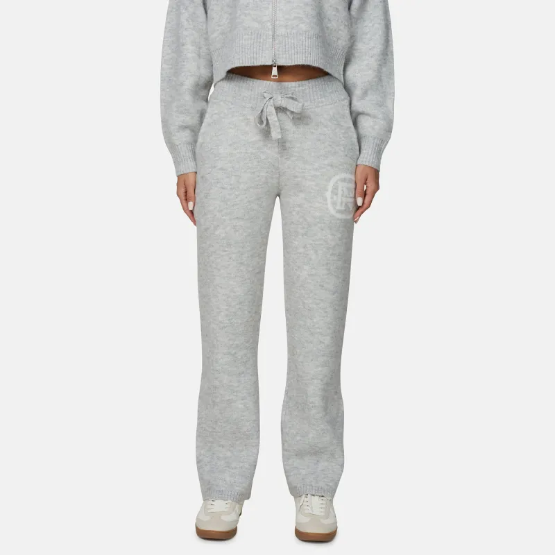Monogram Fluffy Knit Grey Marl Pants sold by Good For Nothing Clothing