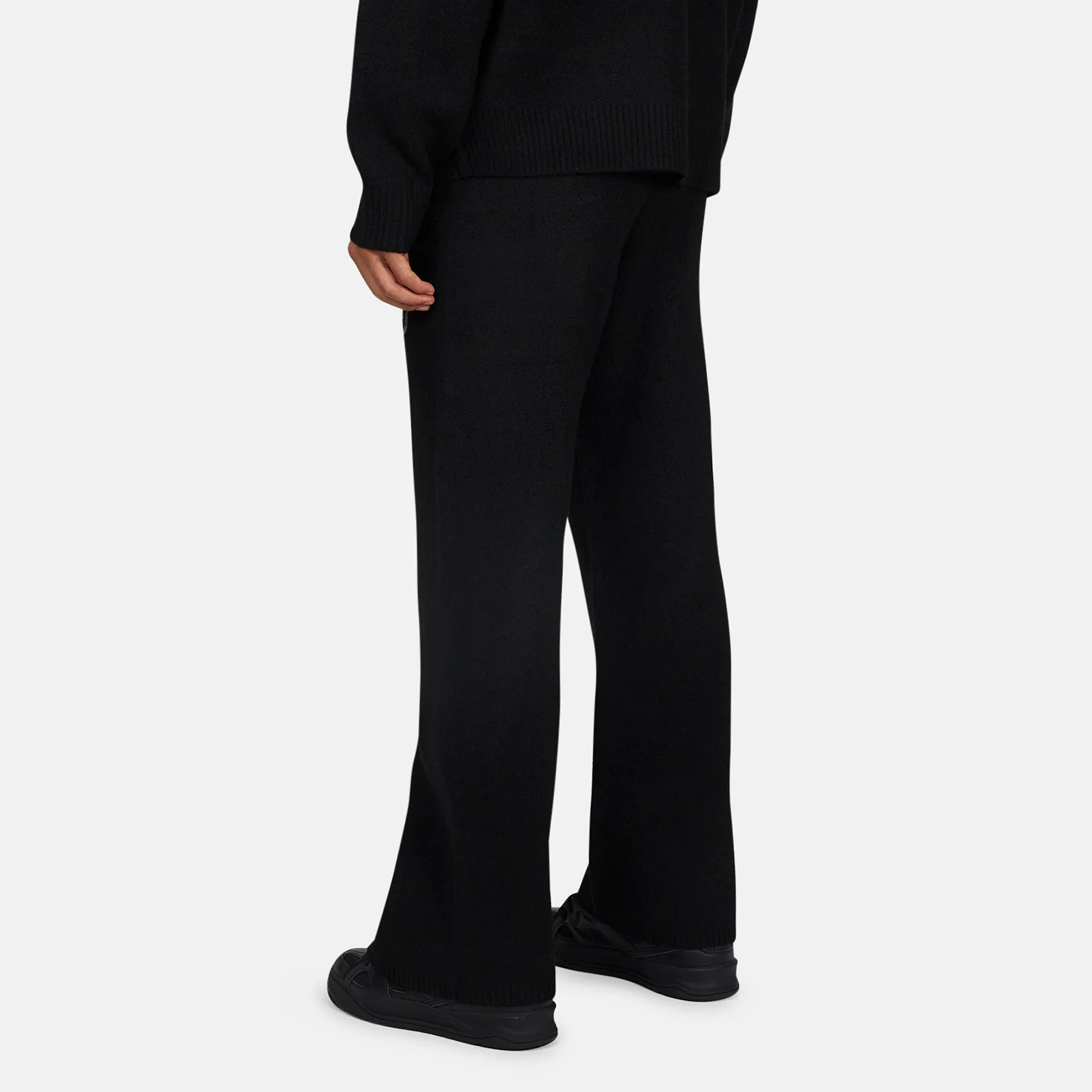 Monogram Fluffy Knit Black Pants sold by Good for Nothing product image thumbnail 5