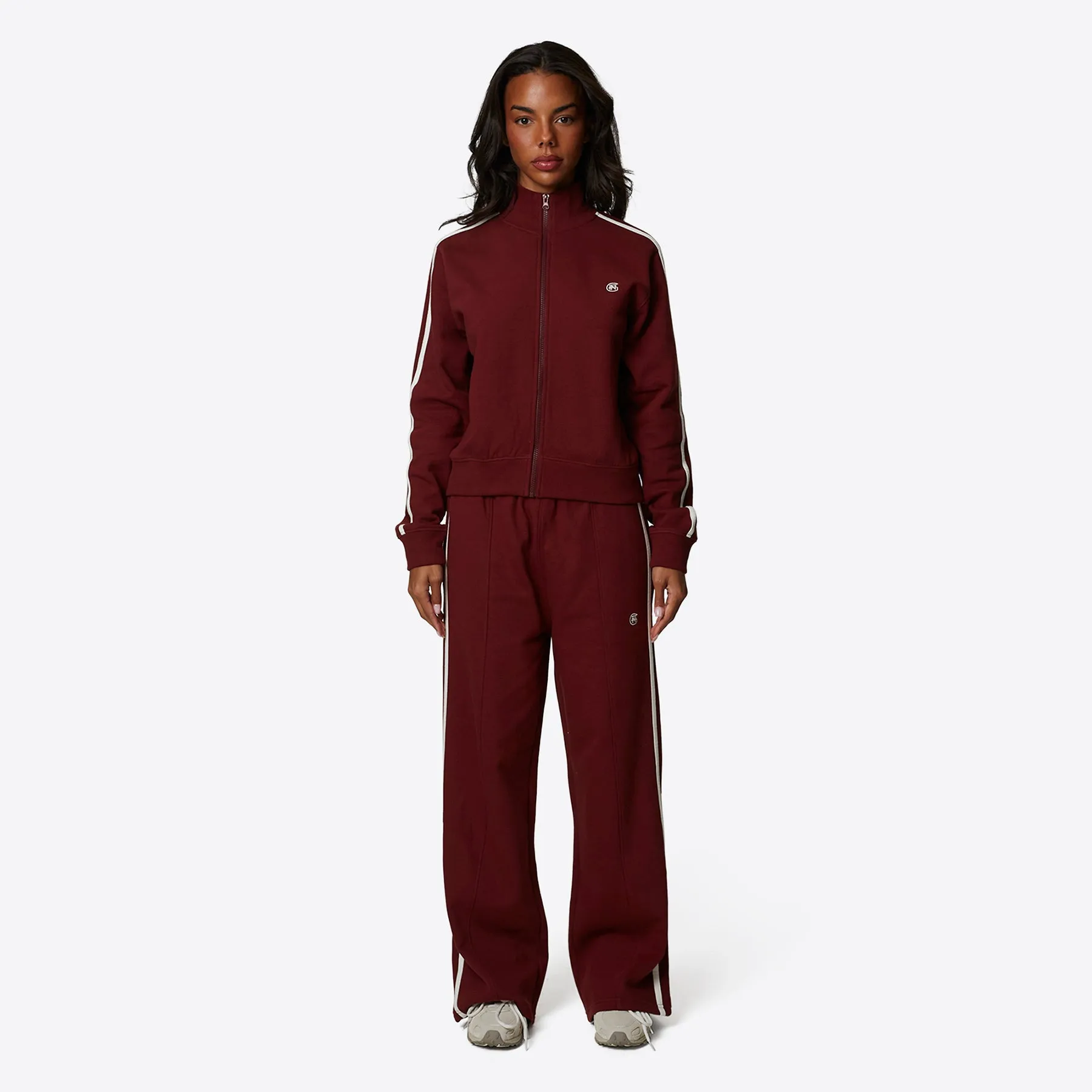 Oversized Burgundy Striped Jogger sold by Good for Nothing product image thumbnail 5