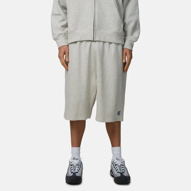 Oversized Monogram Grey Marl Shorts made by Good For Nothing Clothing