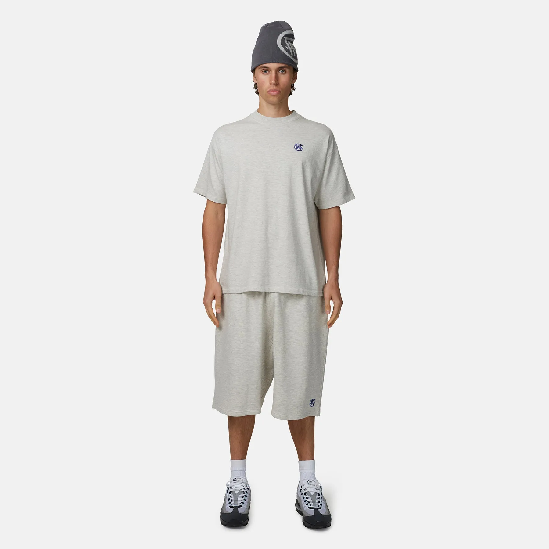 Oversized Monogram Grey Marl T-shirt sold by Good for Nothing product image thumbnail 2