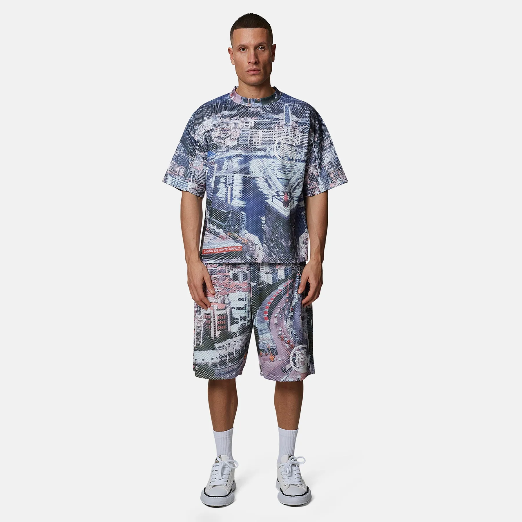 Monogram Mesh Baggy Monaco Short sold by Good for Nothing product image thumbnail 4