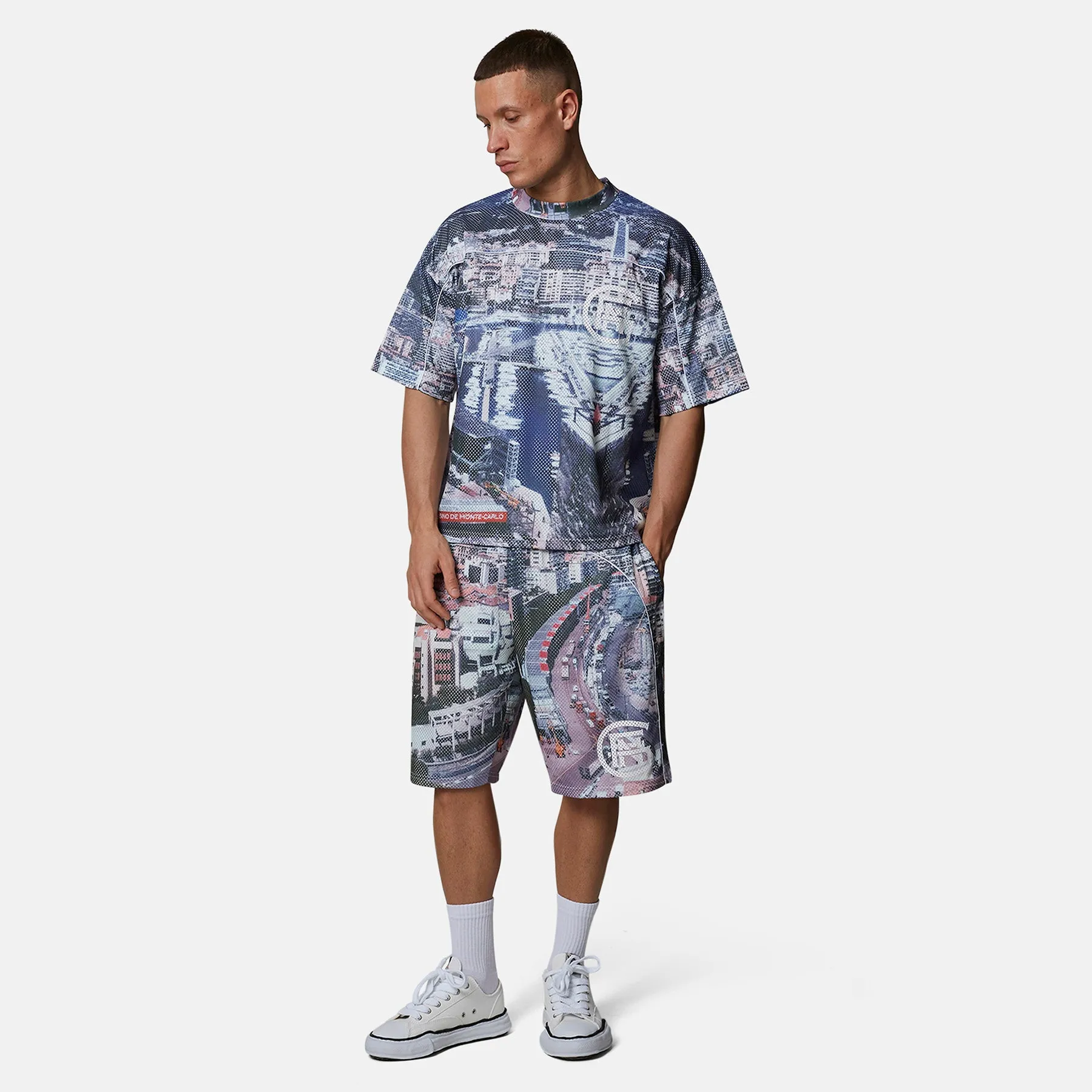 Monogram Mesh Baggy Monaco Short sold by Good for Nothing product image thumbnail 5
