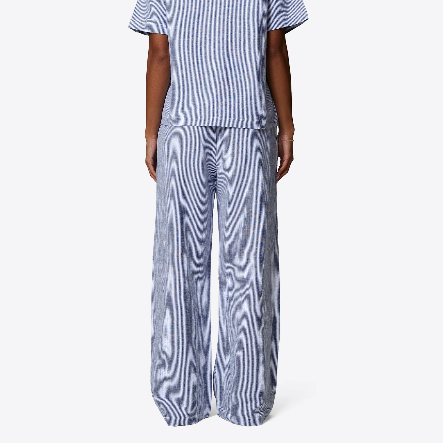 Pinstripe Blue Monogram Trouser sold by Good for Nothing product image thumbnail 3